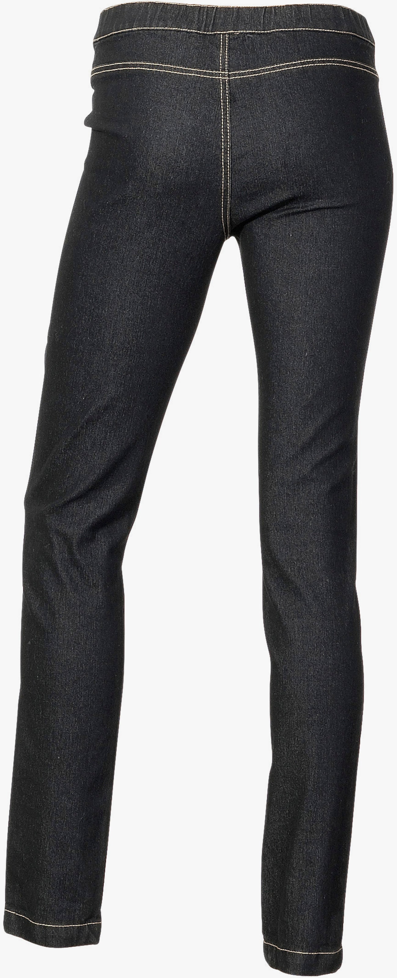 heine Jeansleggings in Used-Optik - black denim