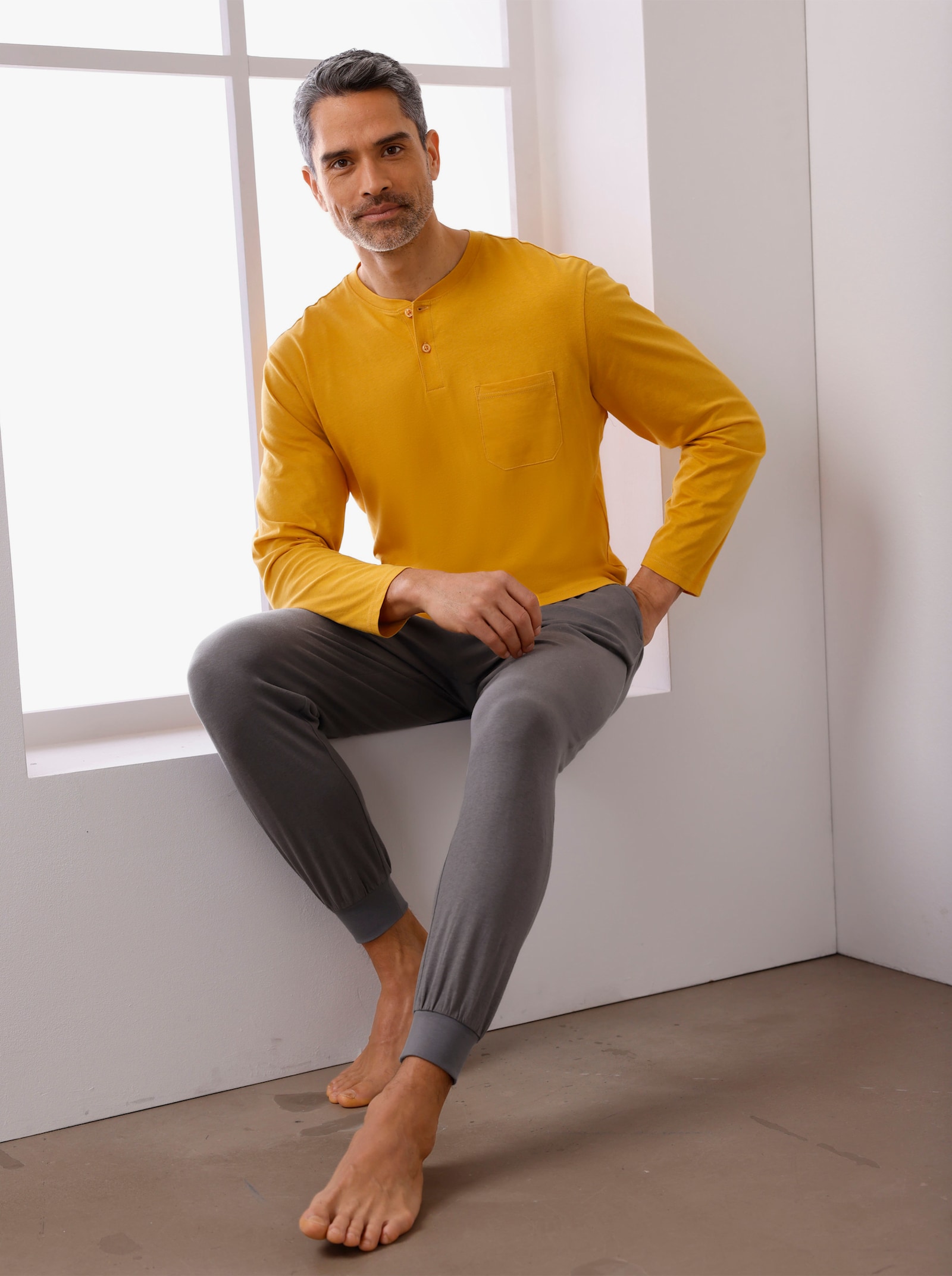 Pyžamo-Tričko - okrová