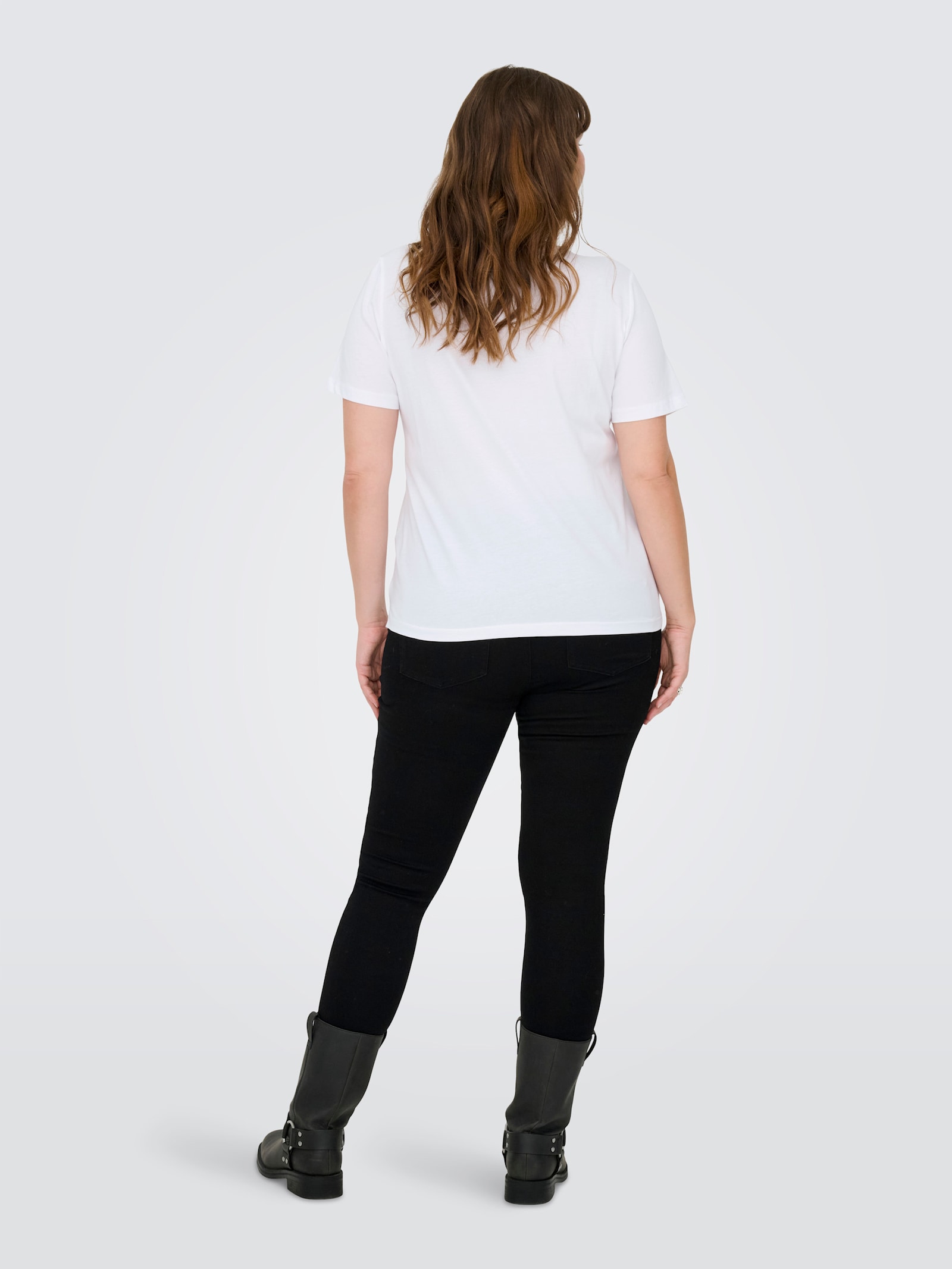 ONLY CARMAKOMA Kurzarmshirt - white print:coca cola santa