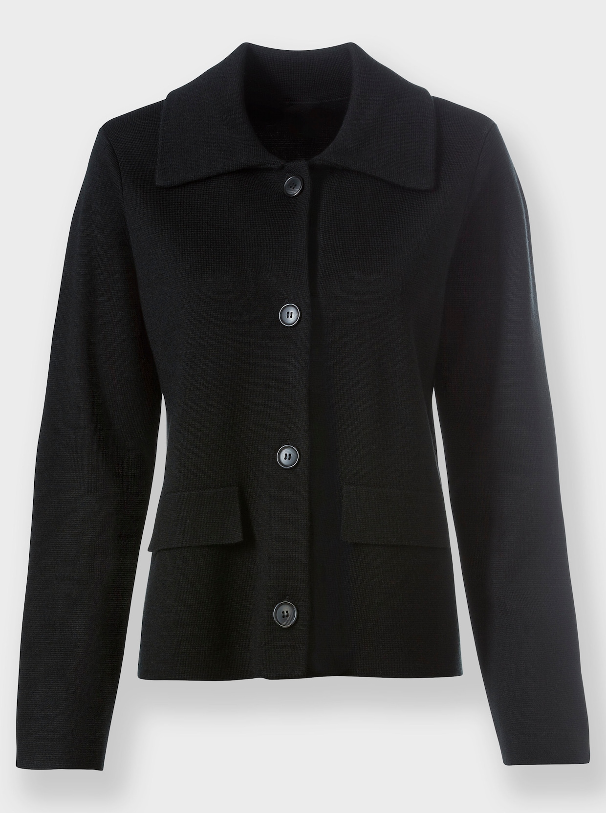 heine veste en tricot - noir