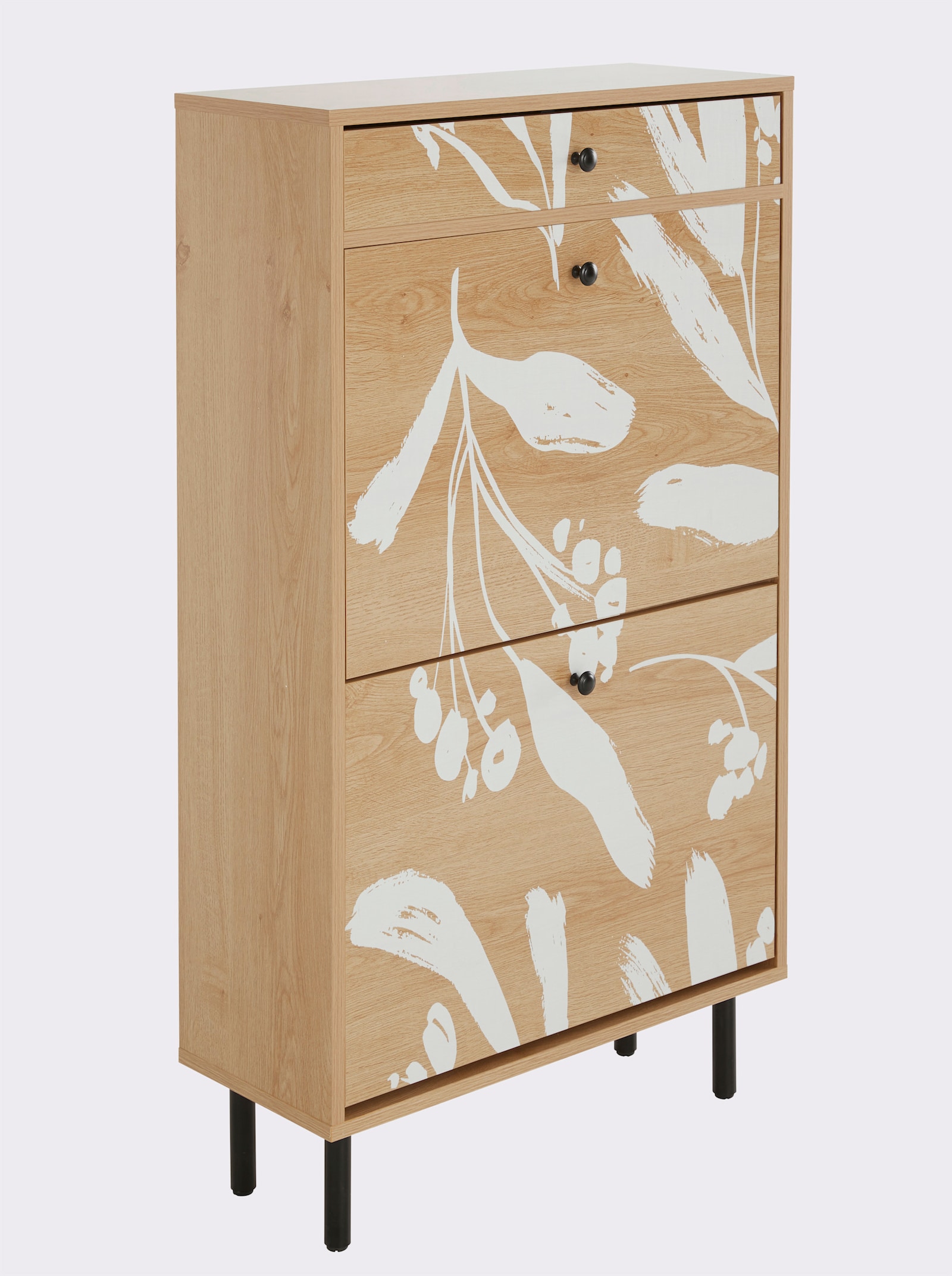 heine home Schuhschrank - natur-weiß