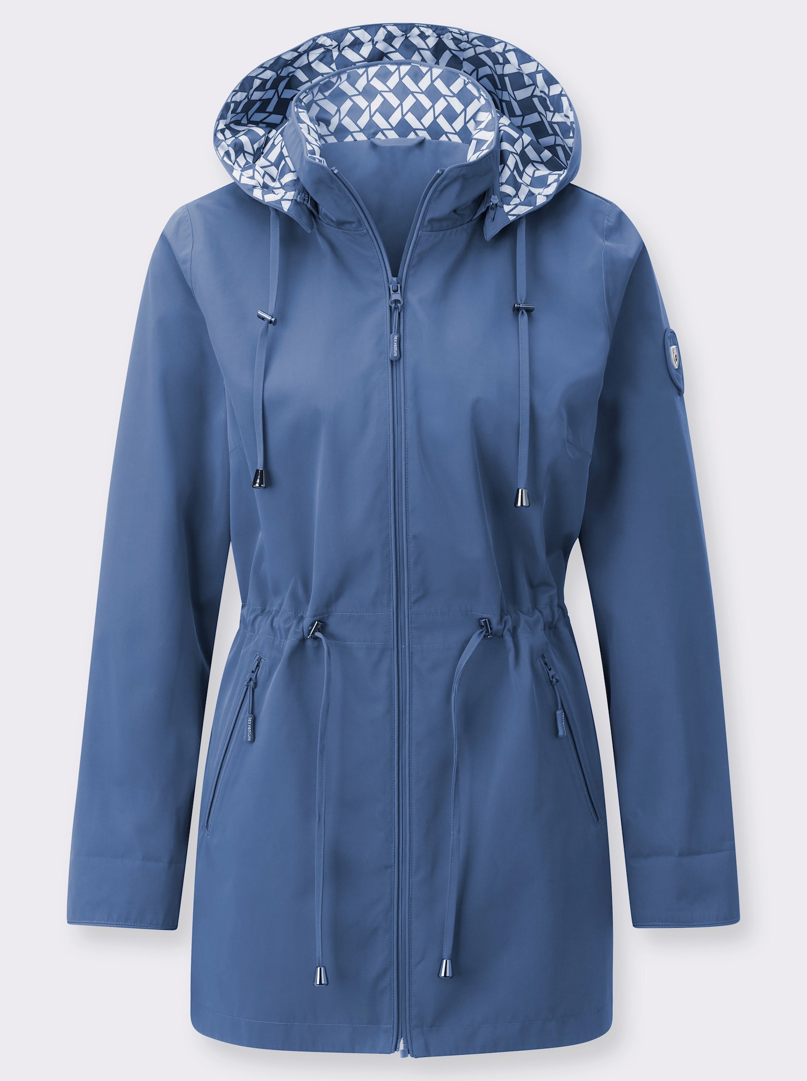 Funktionsjacke mit innovativer Ausrüstung - jeansblau