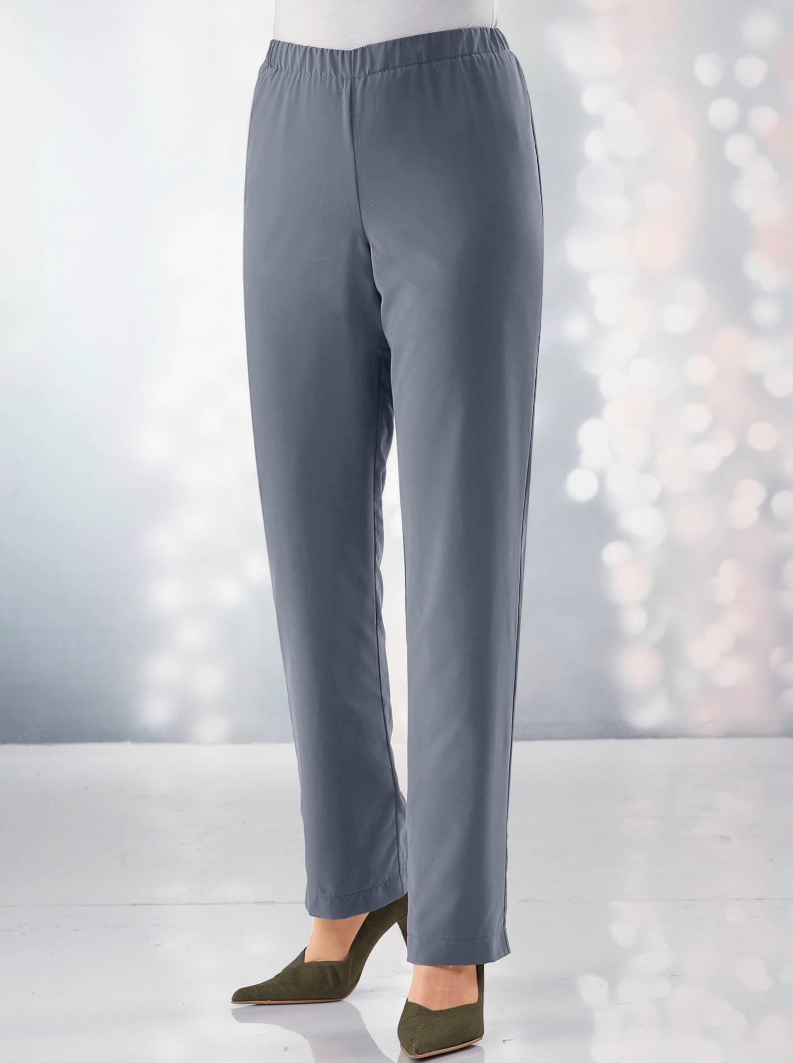 Thermohose mit wärmendem Futter - grau