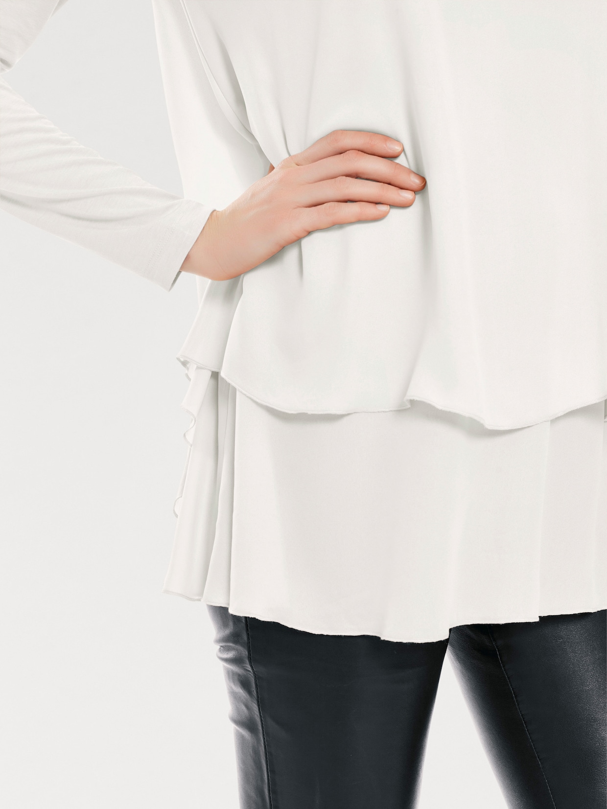 heine Langarmshirt - ecru