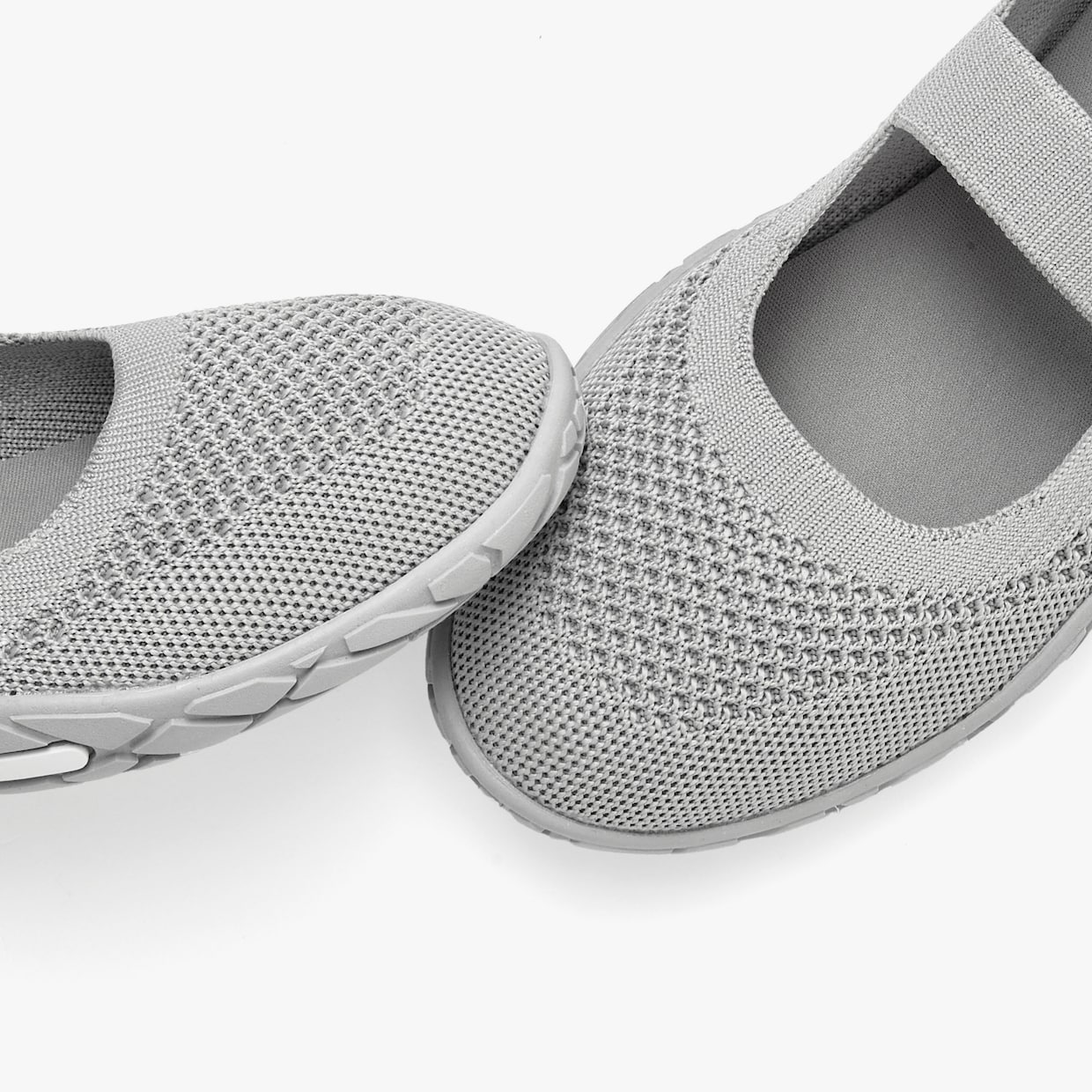 LASCANA Sneakers ballerines - gris clair