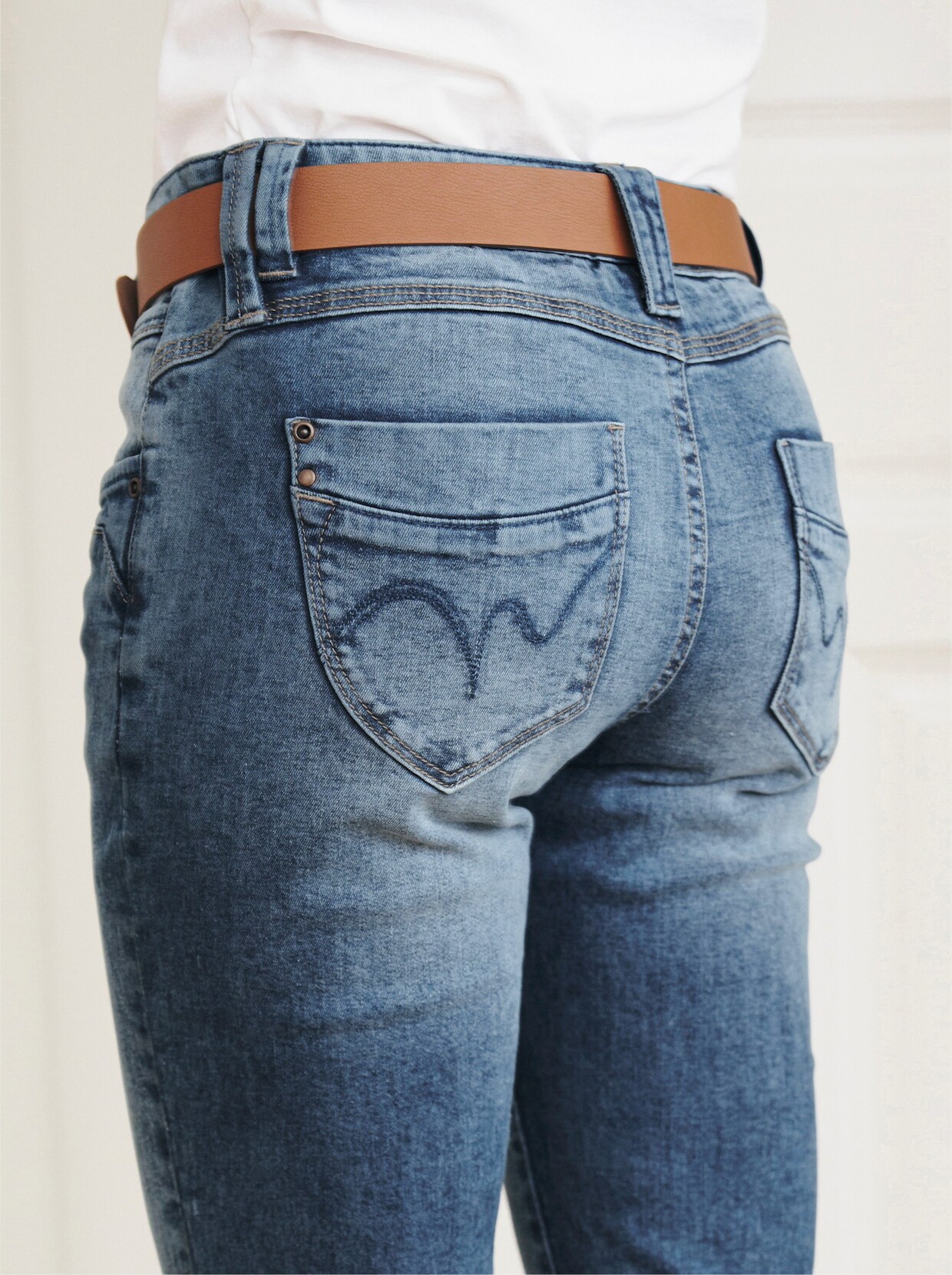 heine jeans - blue-bleached