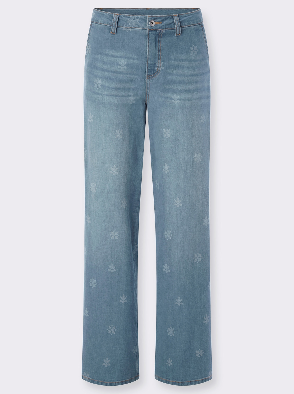 heine Jeans - blue-bleached-gemustert