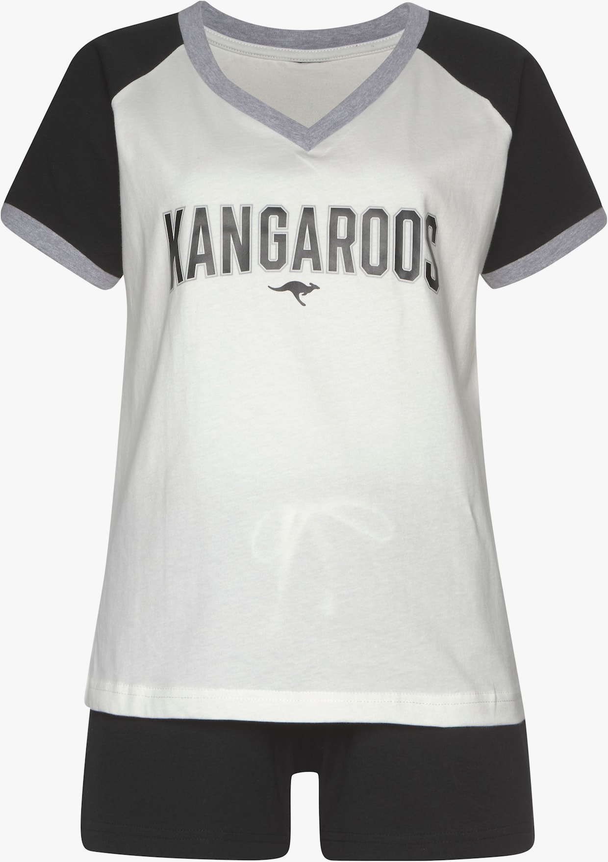 KangaROOS Shorty - schwarz-weiß