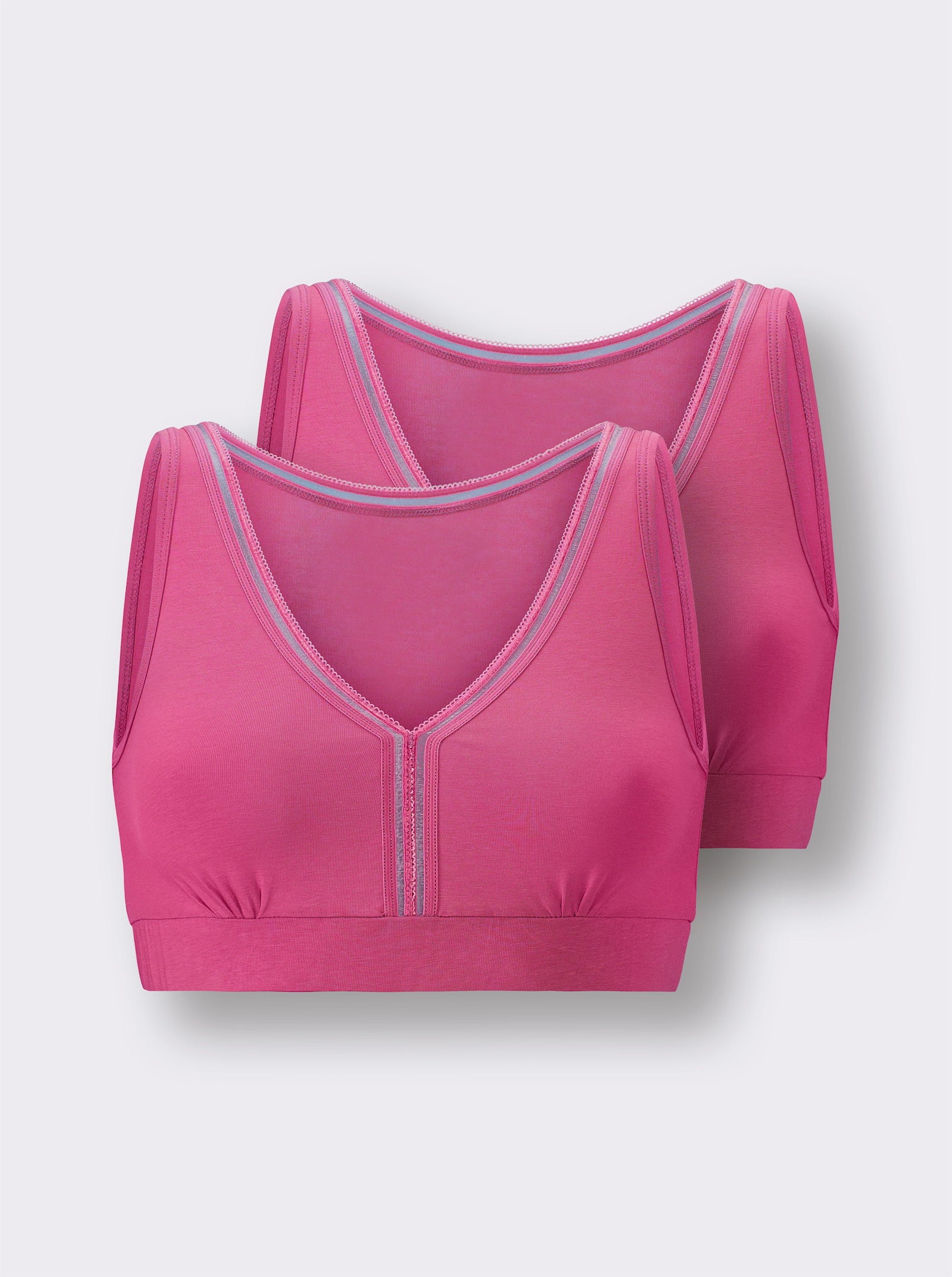 wäschepur Bustier avec bande sous la poitrine - magenta