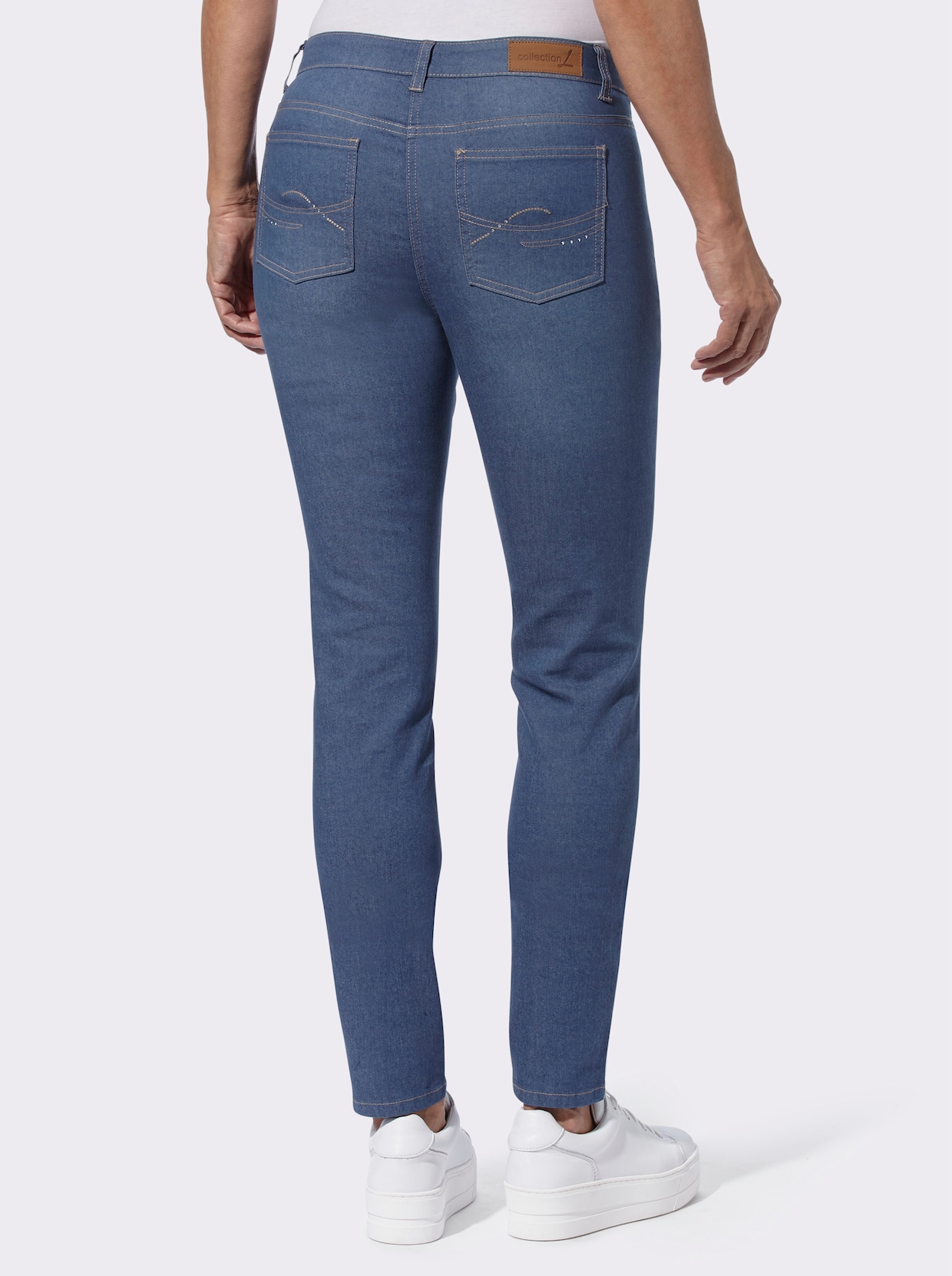 Jeans - jeansblau