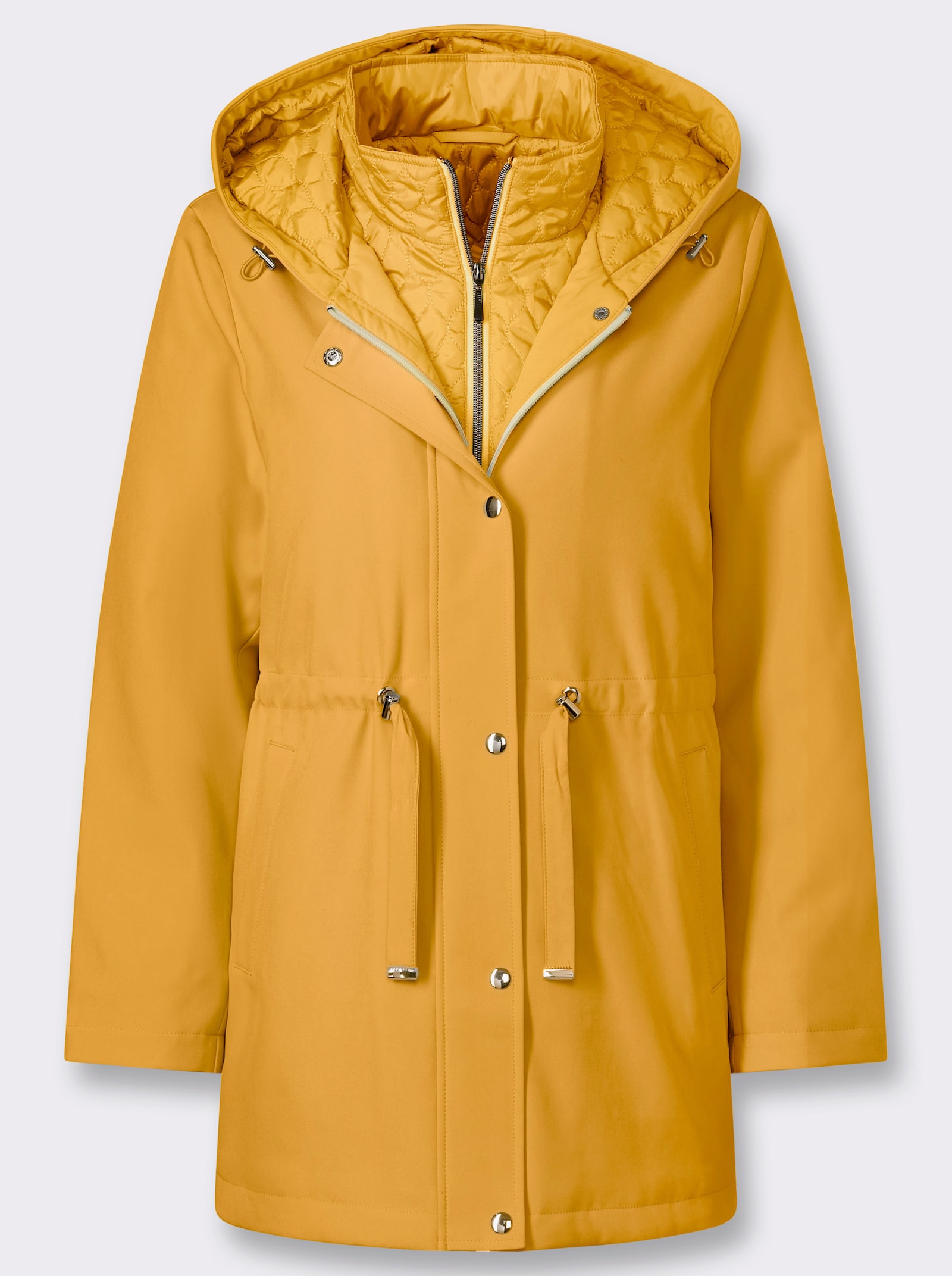  Jacke in 2-in-1-Optik - ocker