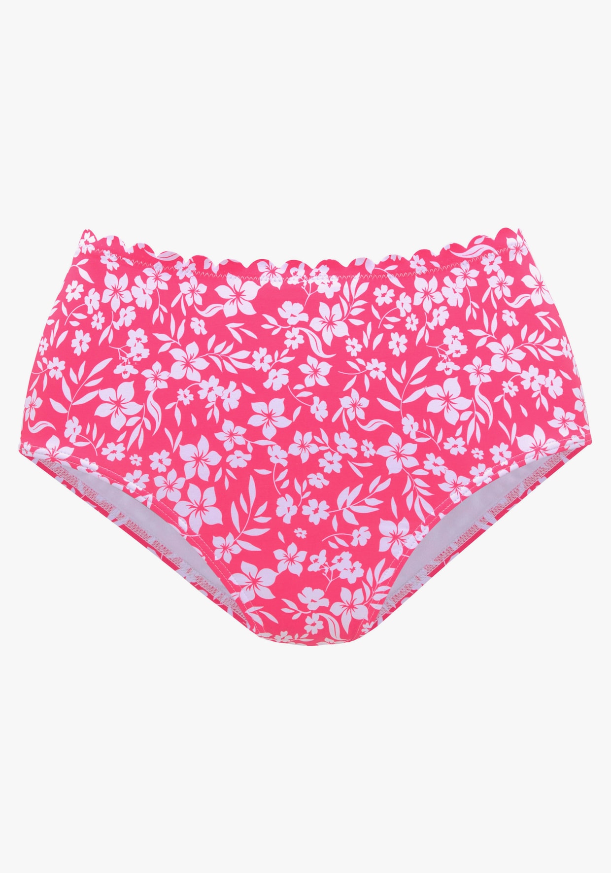 Vivance Bas de maillot de bain - rose fluo-blanc