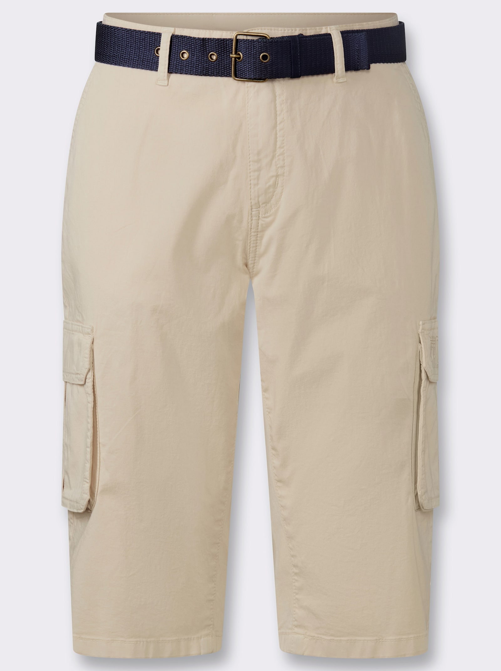 Bermudas in Twill-Qualität - sand