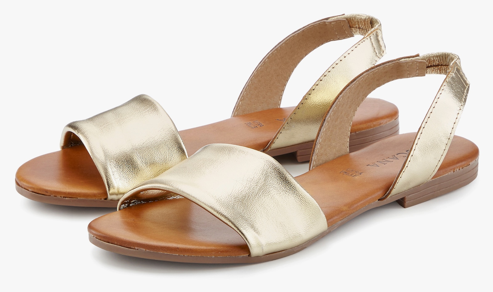 LASCANA Sandale - goldfarben