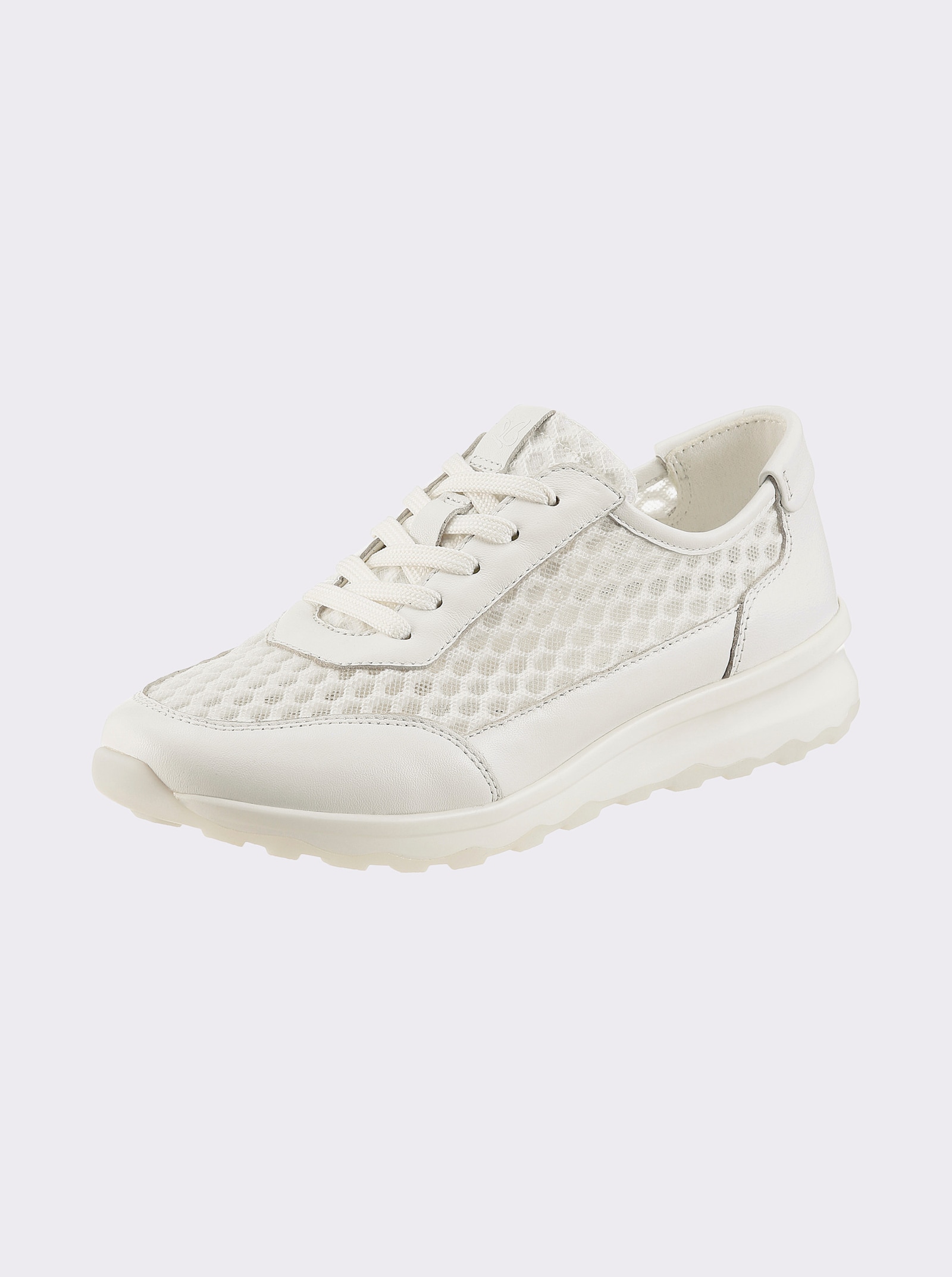Caprice Sneaker mit Mesh-Netz - weiß