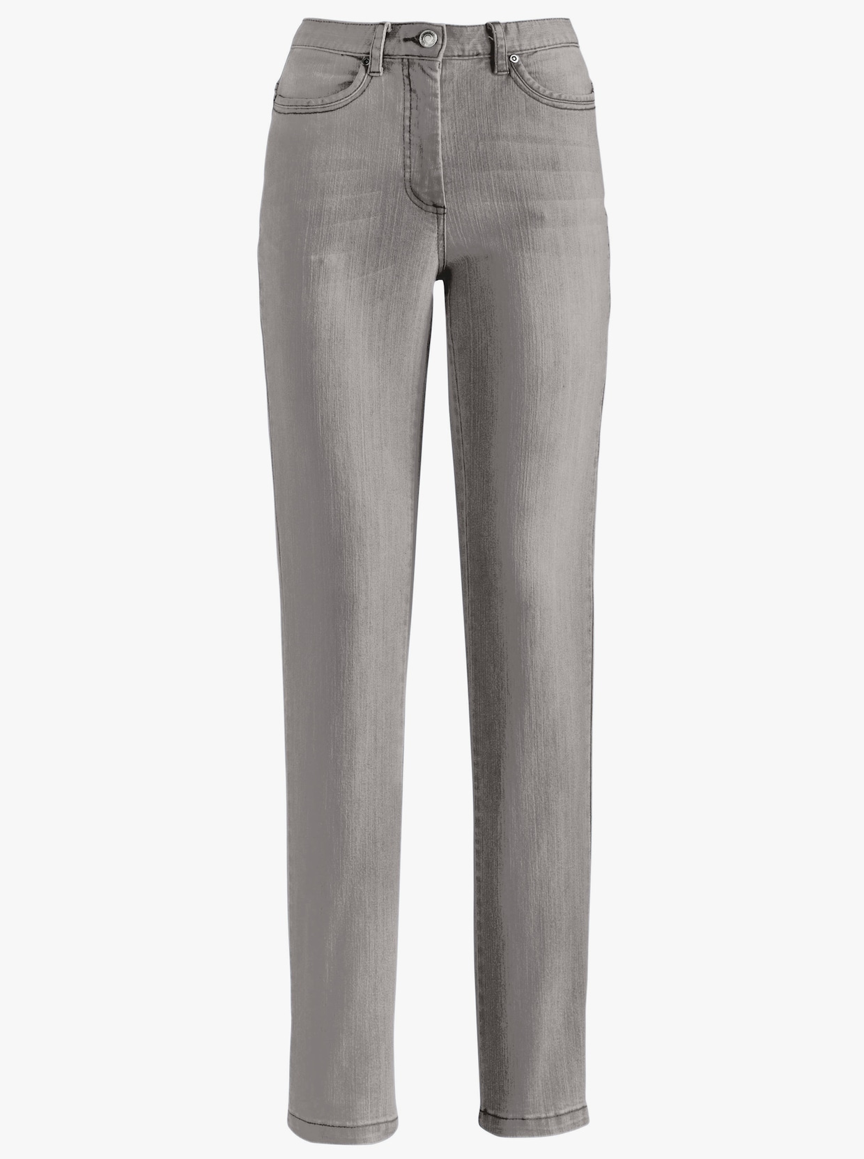 Jean 5 poches - denim gris