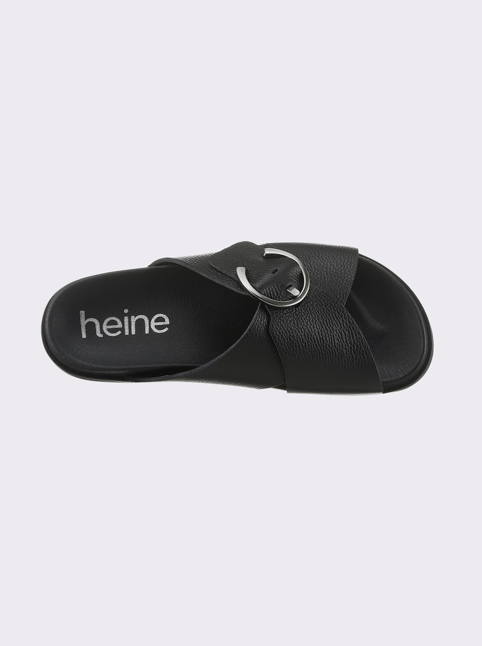 heine Slippers - zwart
