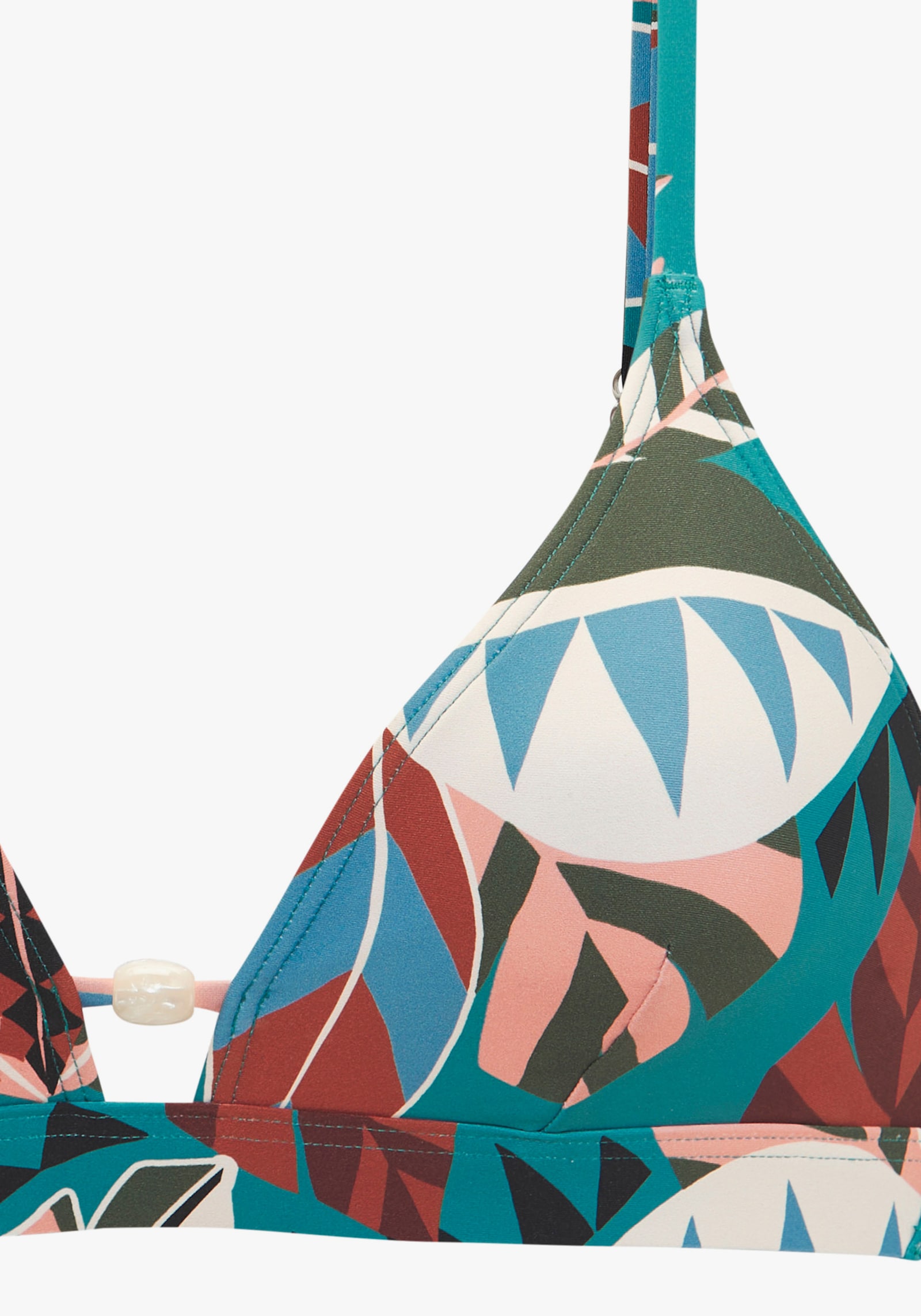 Buffalo Triangel-Bikini-Top - aqua bedruckt