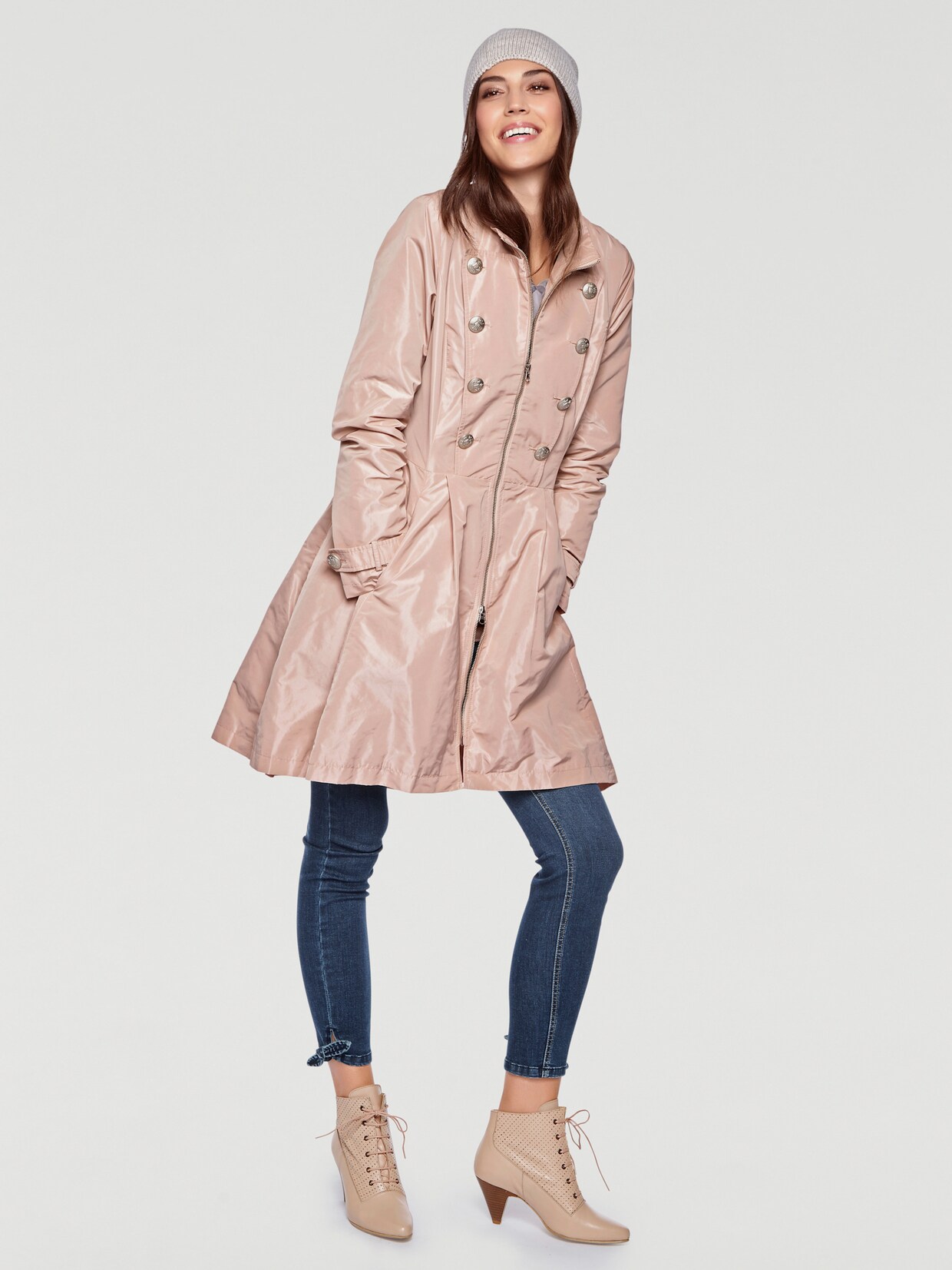 heine Kurzmantel - rosé