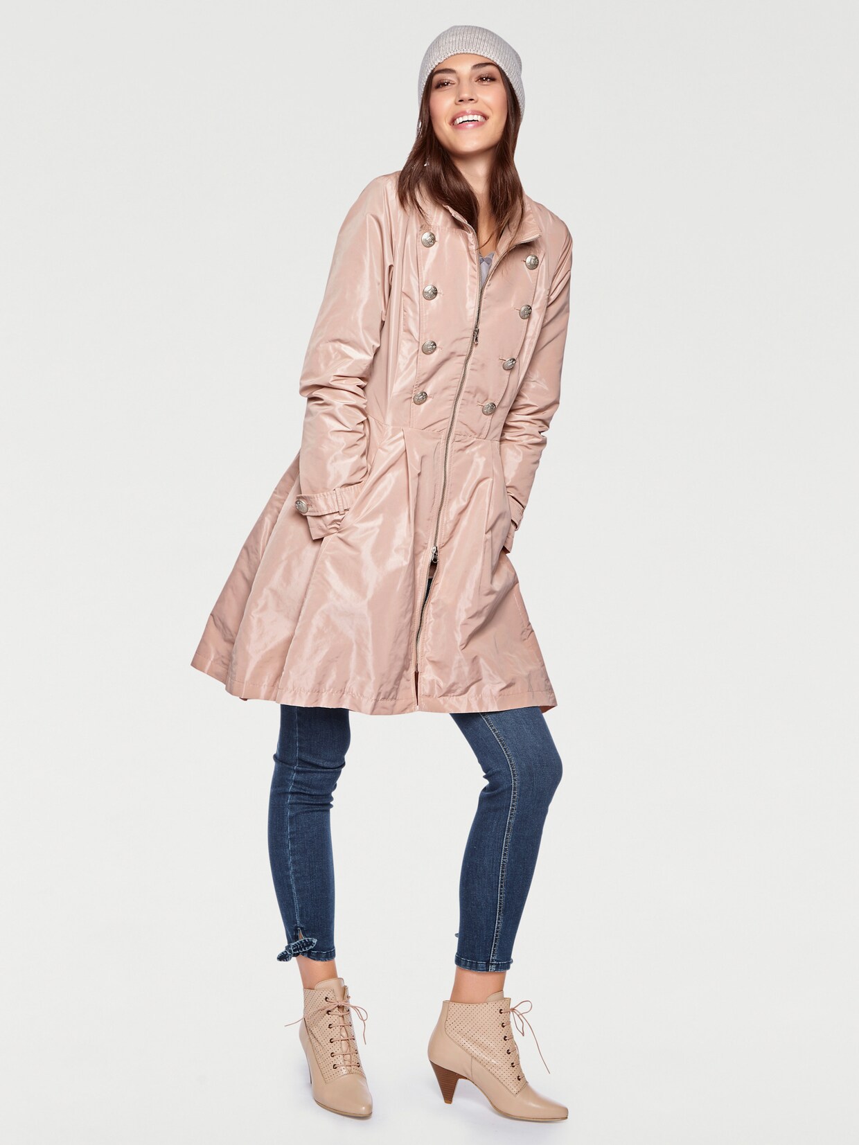 heine Kurzmantel - rosé
