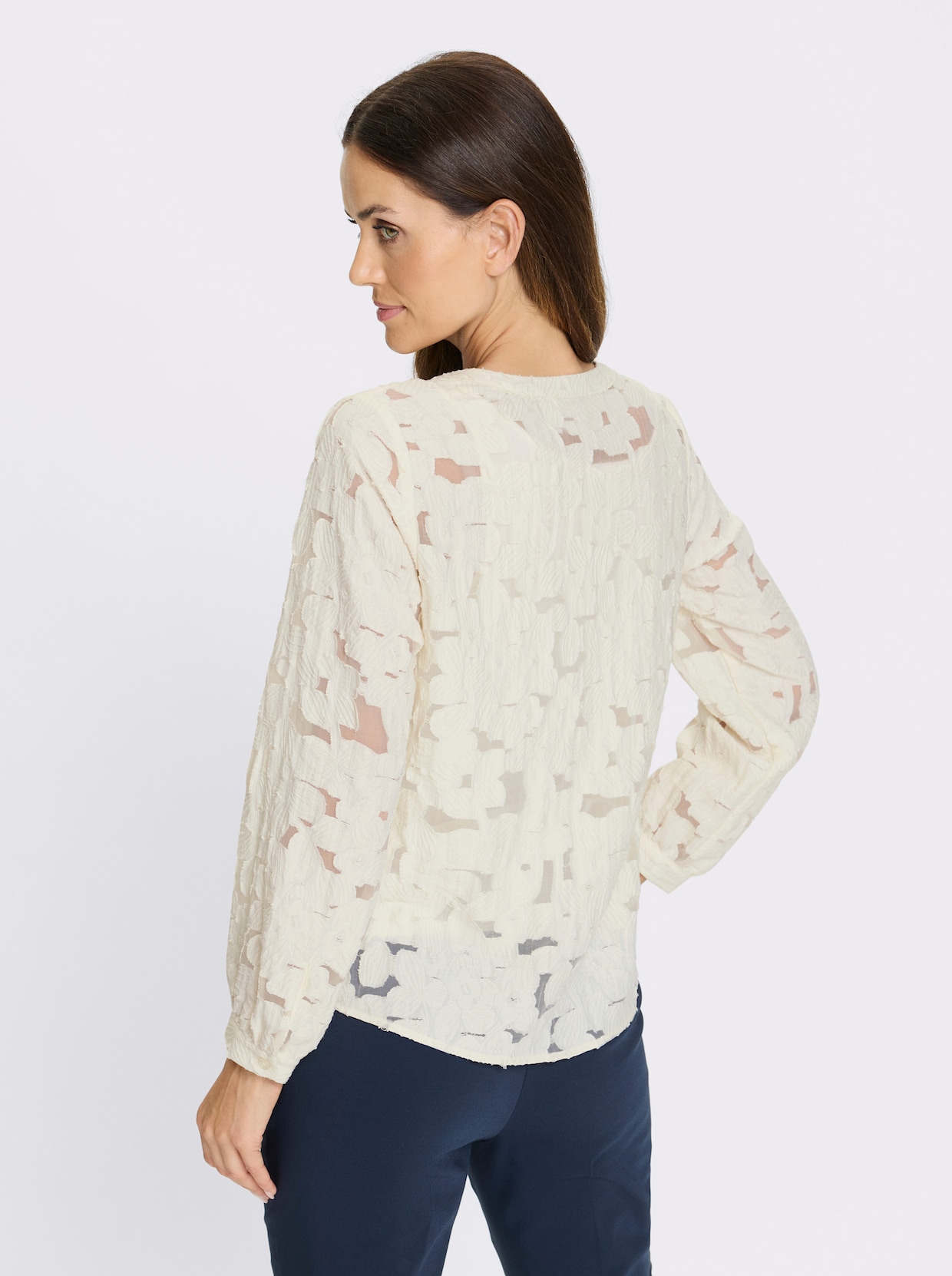 heine Spitzenbluse - champagner