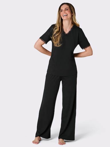 wäschepur Schlafanzug - schwarz