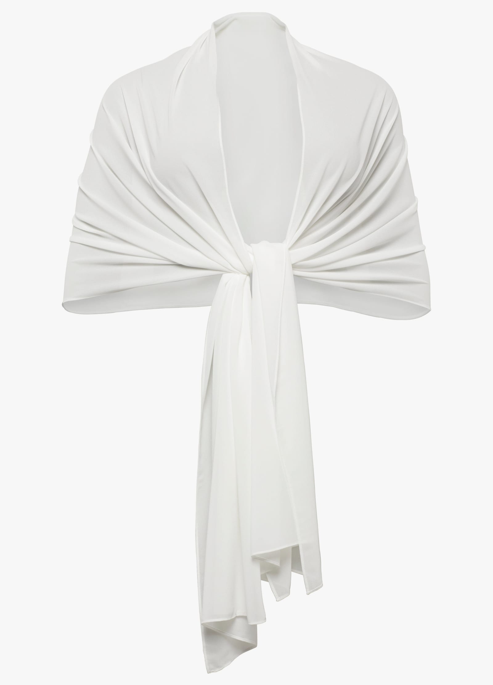 sheego Stola aus Chiffon - offwhite