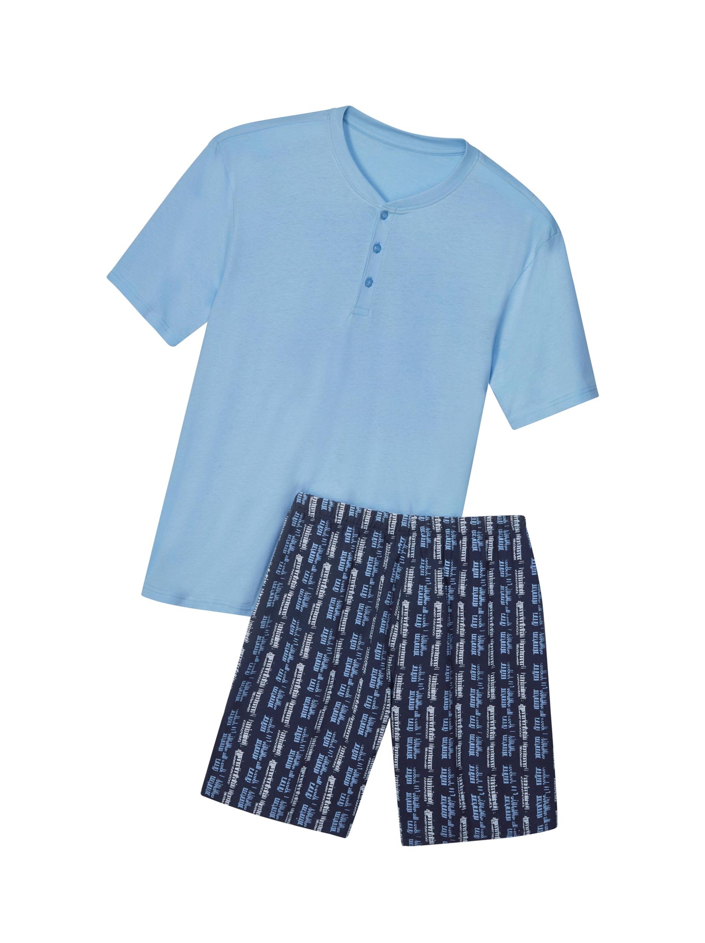 Shorty - hellblau-marine