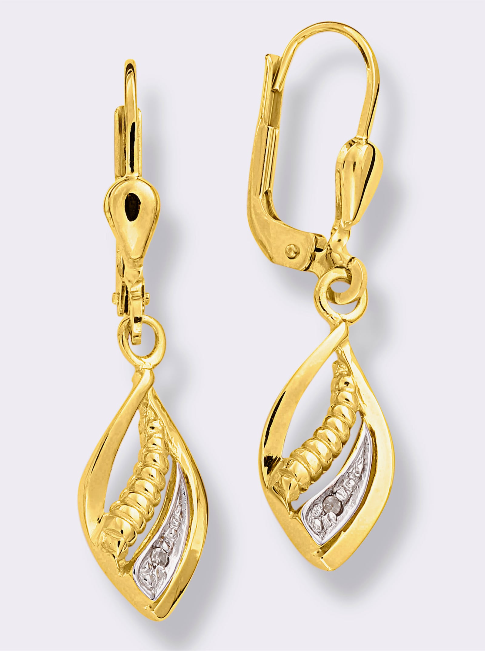 Ohrhänger - Gelbgold 375