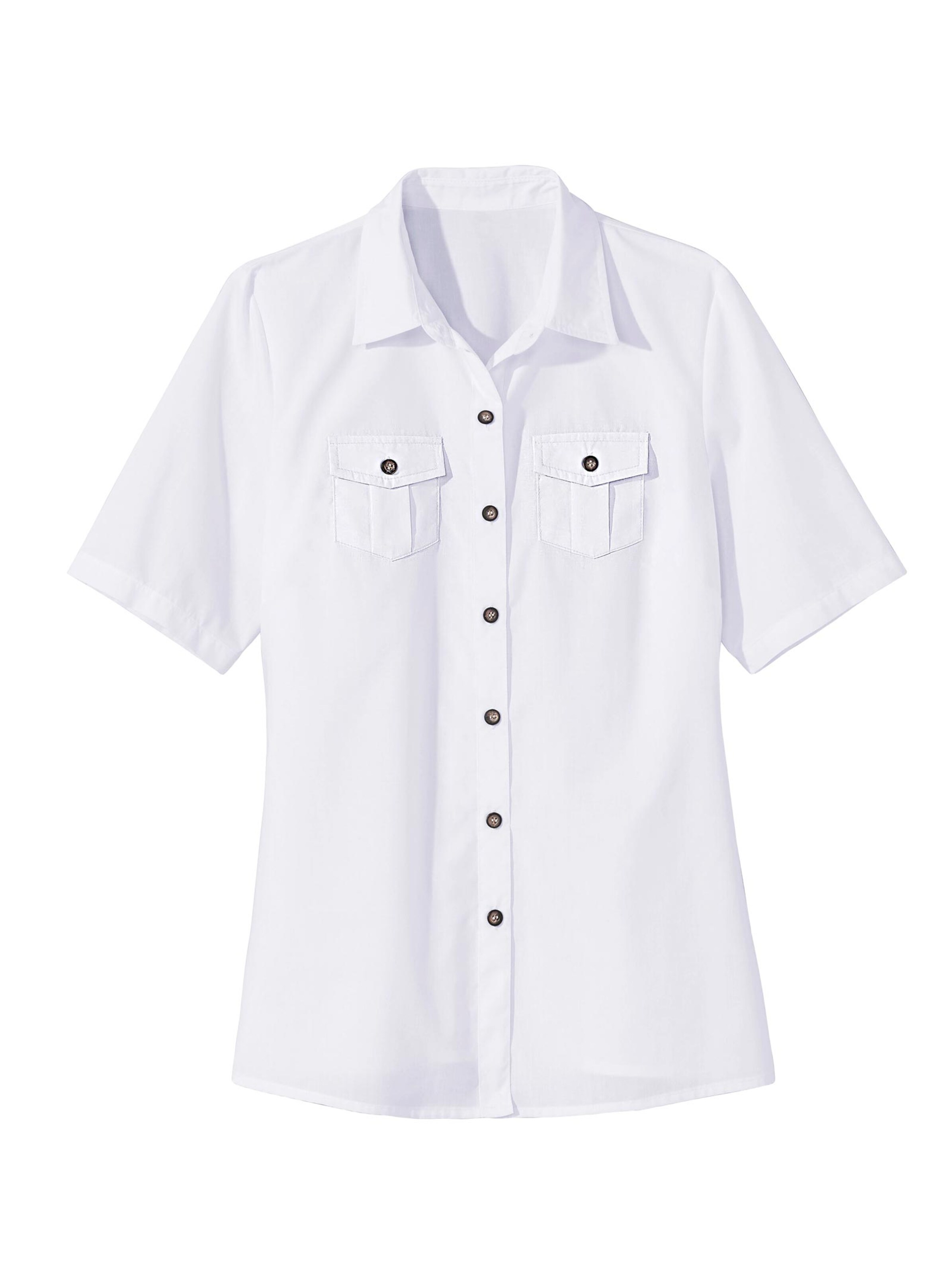 Hemdbluse - weiß