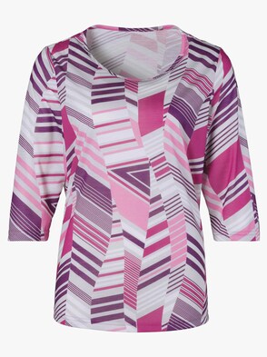 Shirt - magenta-bedruckt