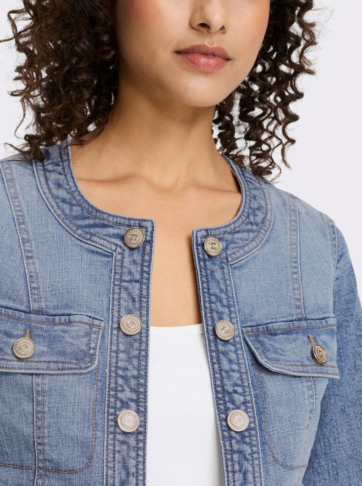 heine Jeansjacke - blue-bleached