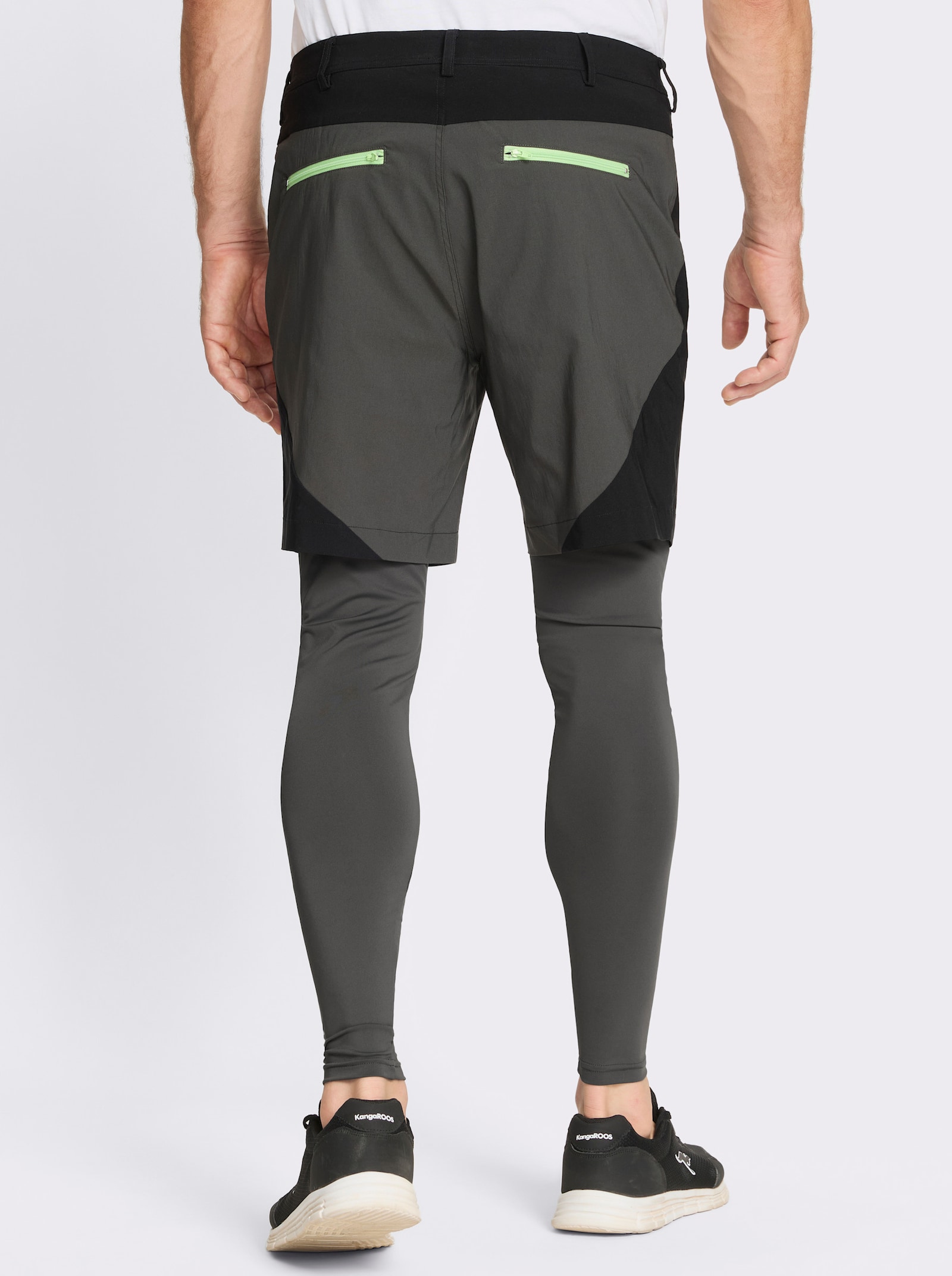 Catamaran Sports Funktionshose aus 2 Einzelhosen - schwarz-graphit