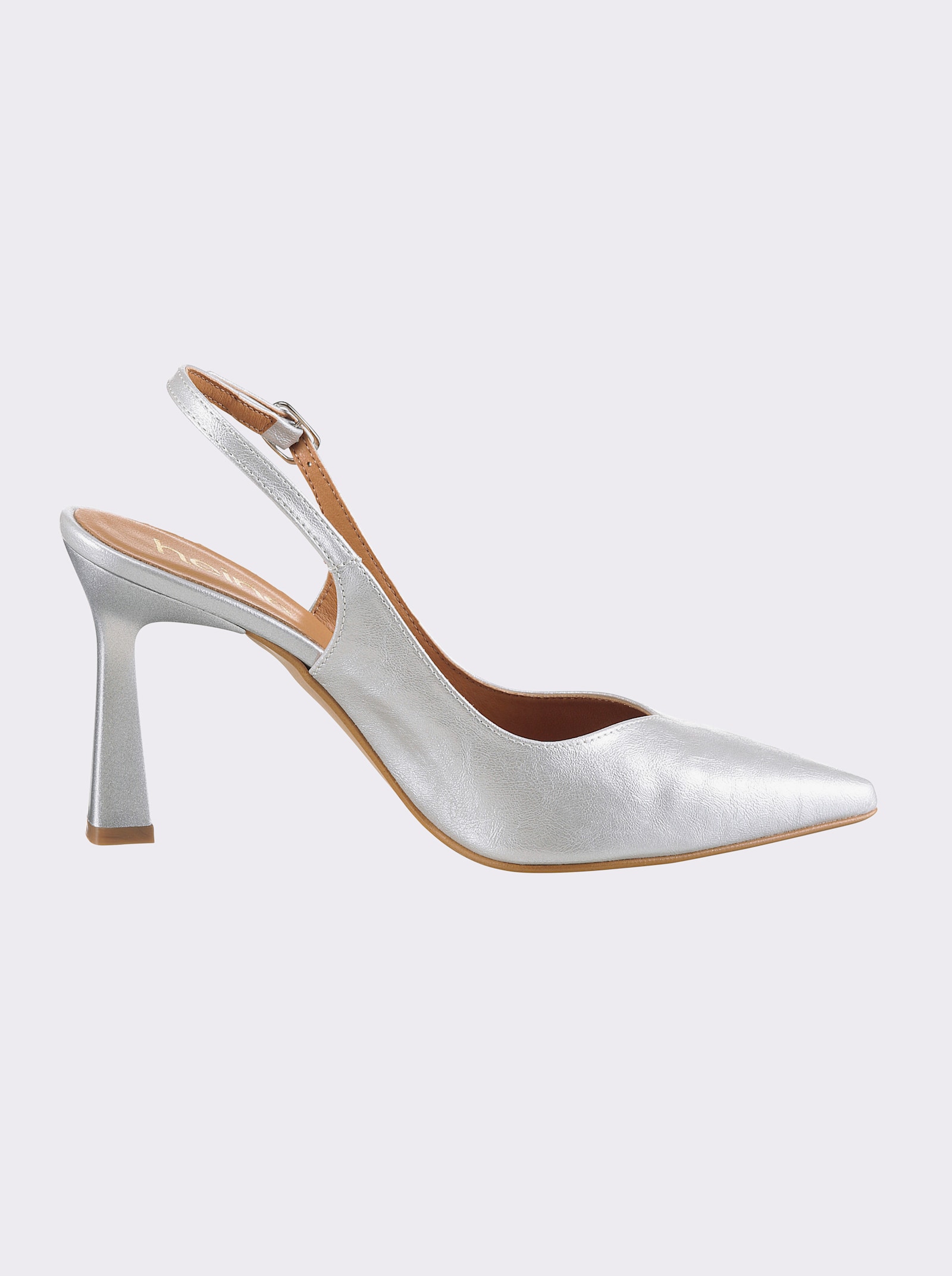 heine Slingpumps - silberfarben