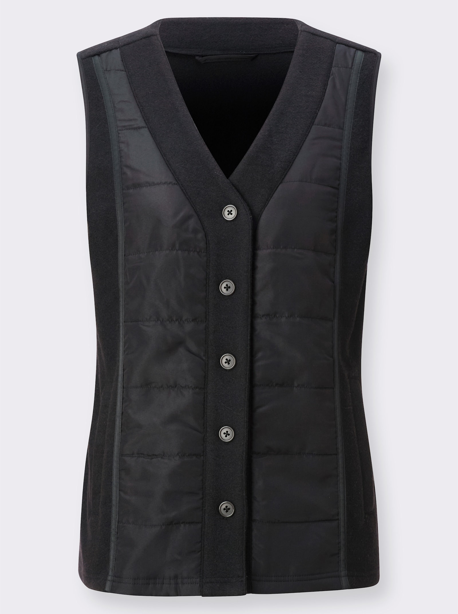 Weste in Walk-Optik - graphit