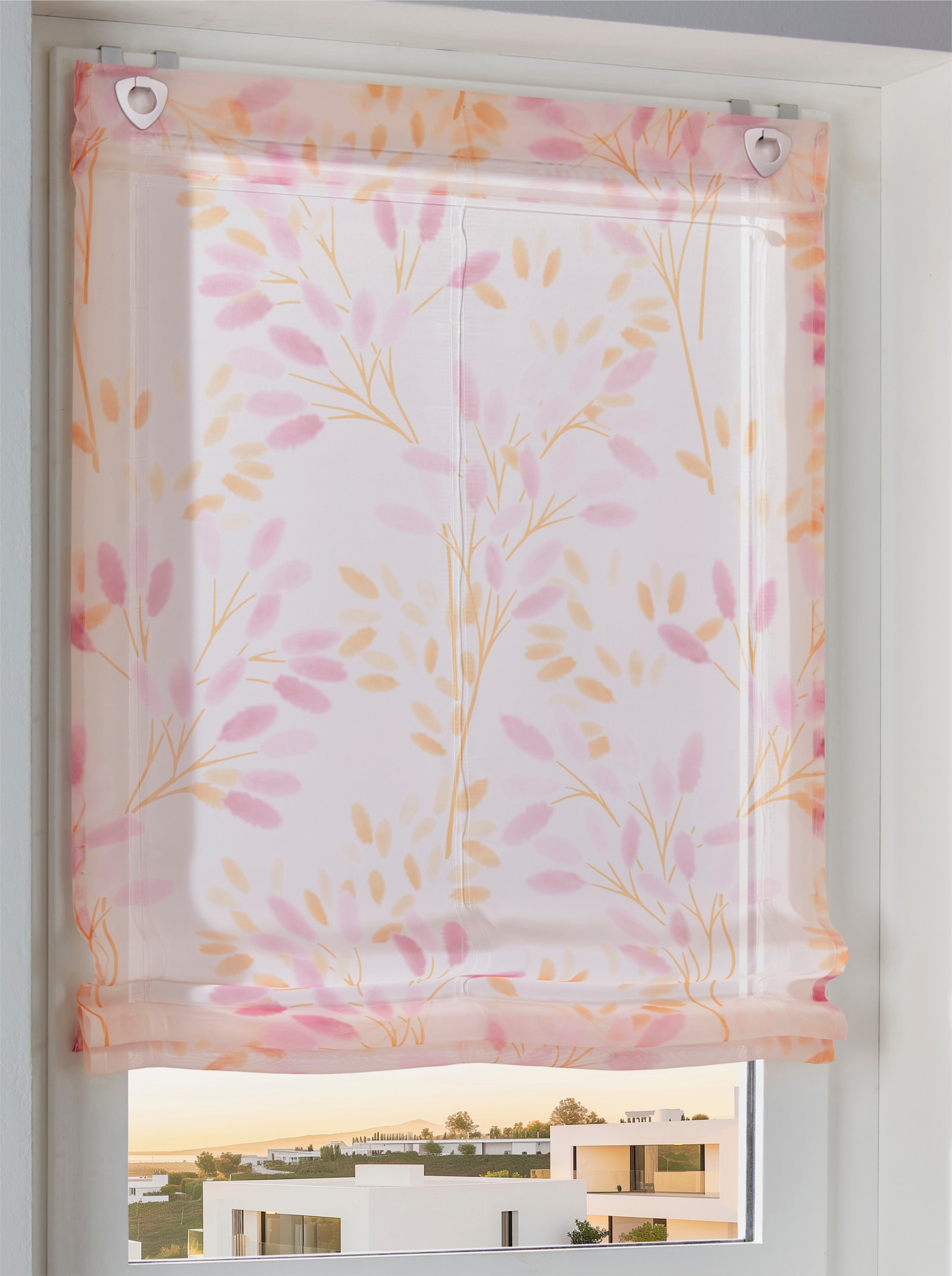 heine home vouwgordijn - wit-gekleurd