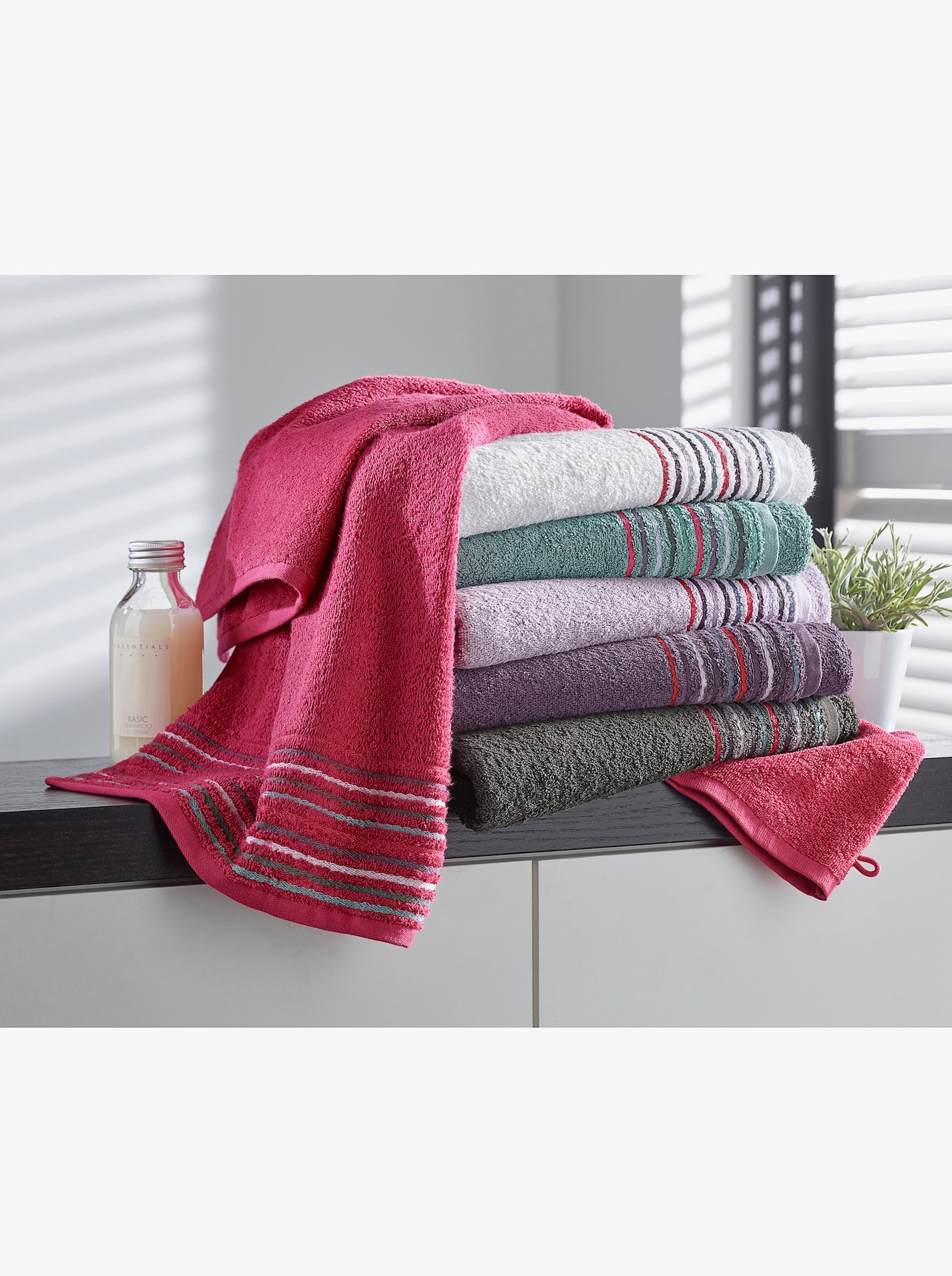 wäschepur Handtuch - anthrazit