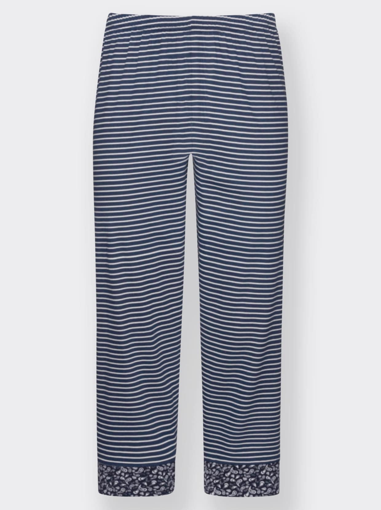 Marie Francoise Schlafanzug - marine-gemustert
