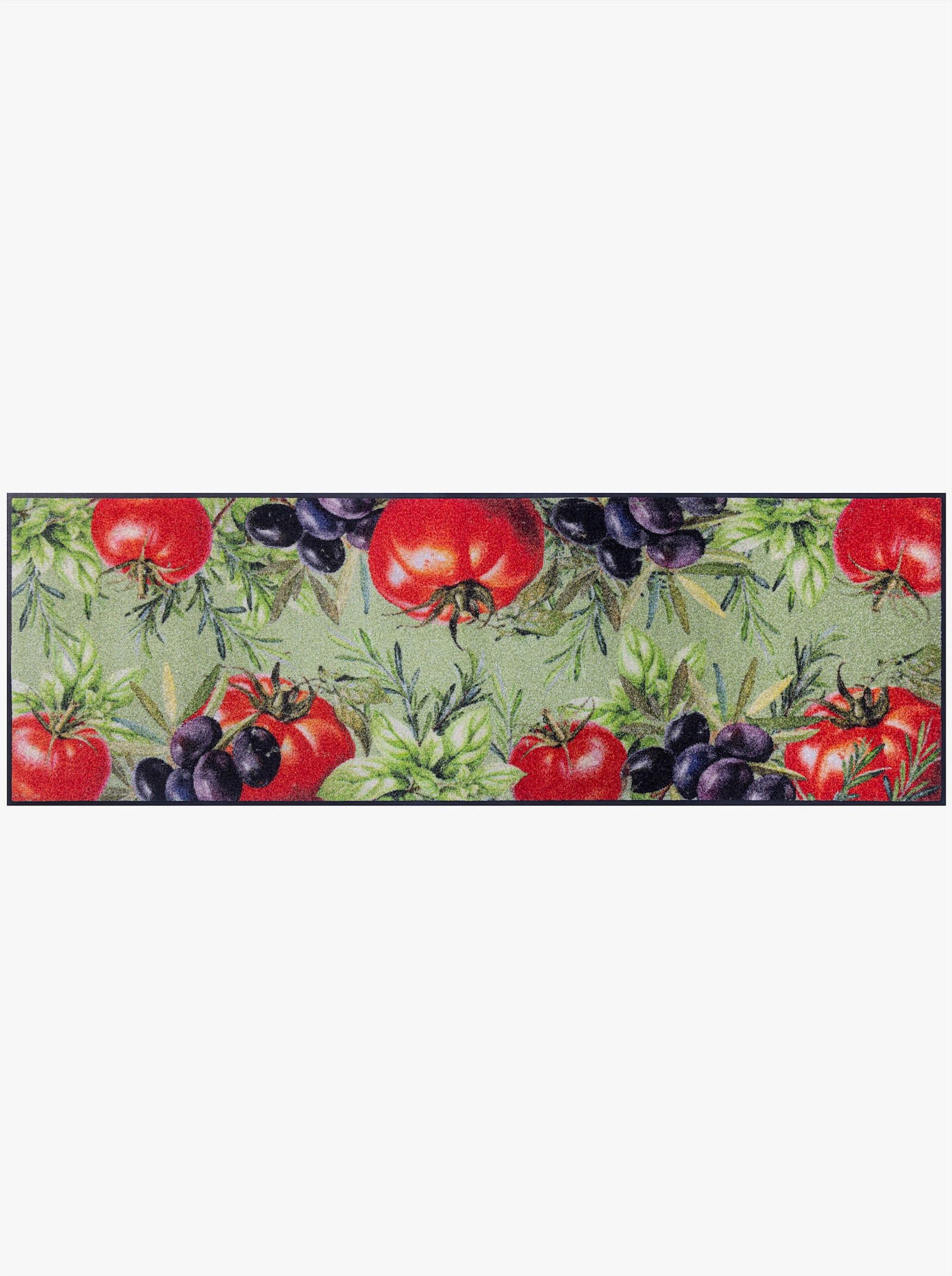 wash+dry by Kleen-Tex Fußmatte - grün-rot