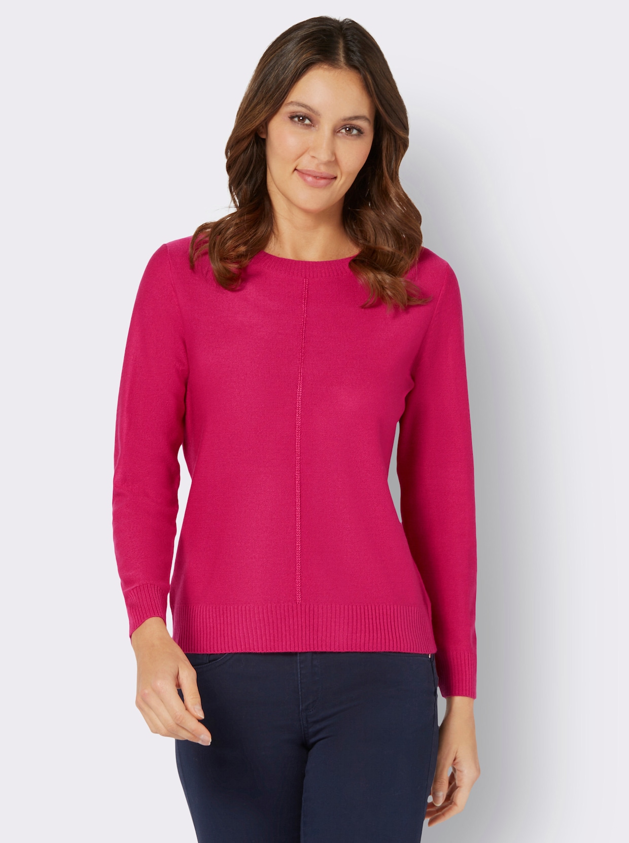 Langarm-Pullover - pink