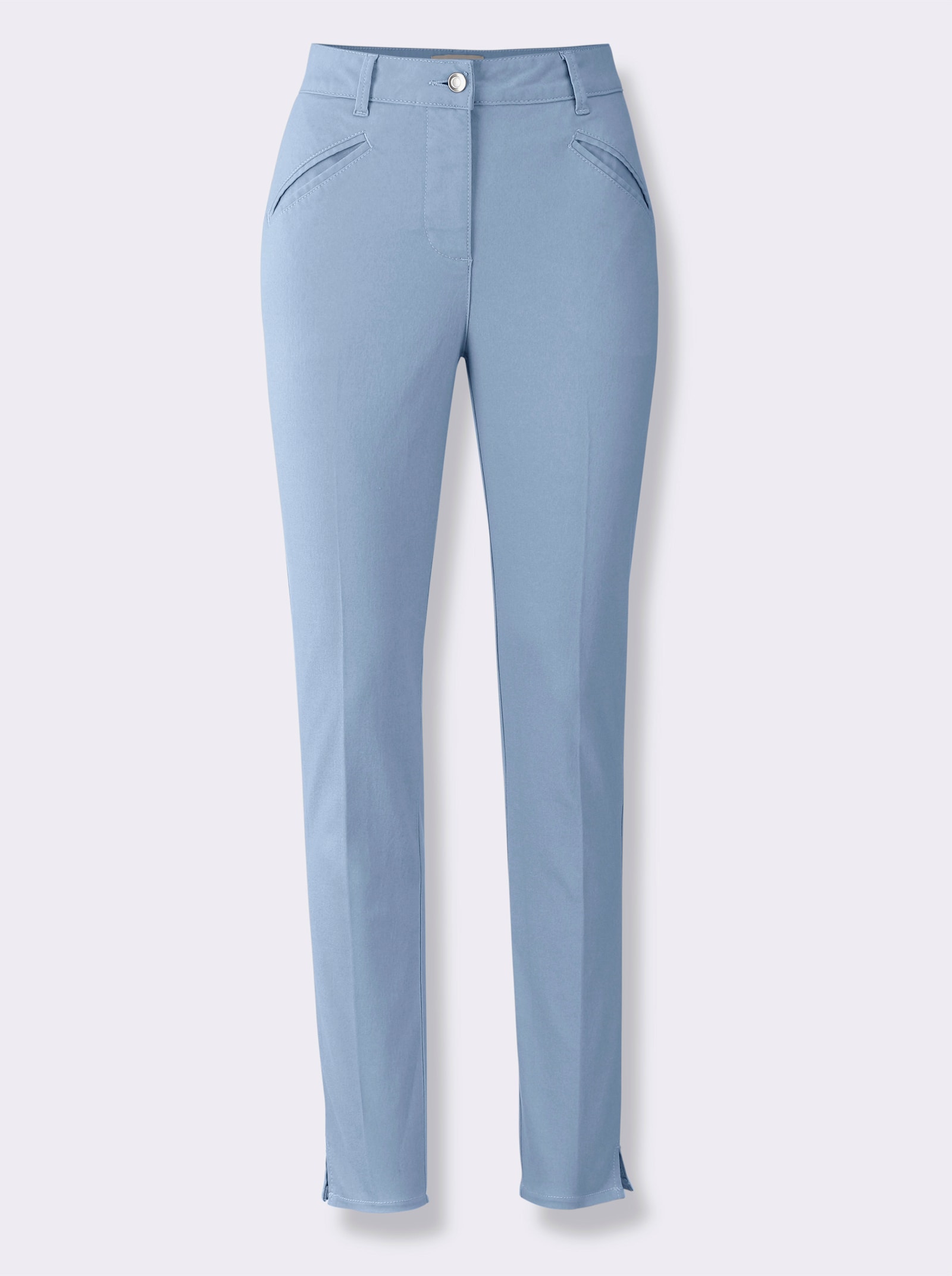 heine Röhrenhose mit Bügelfalten - bleu