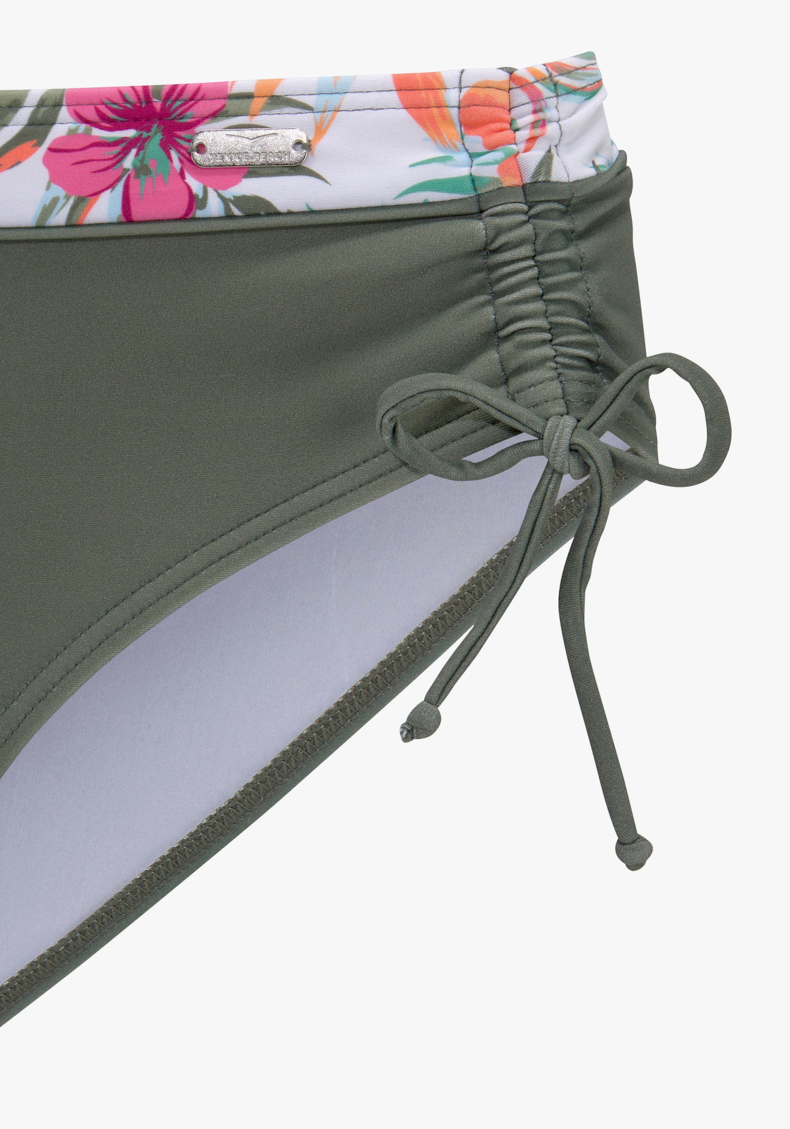 Venice Beach Bikini-Hose - weiß bedruckt