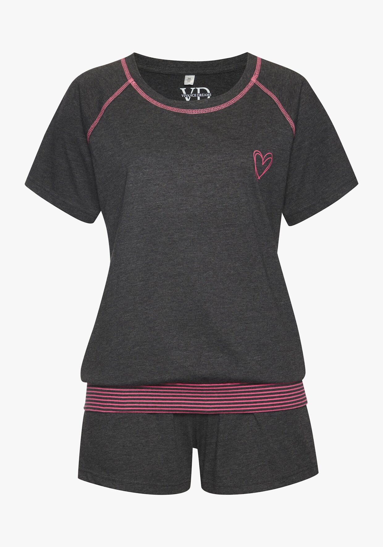 Vivance Dreams Shorty - anthrazit-meliert