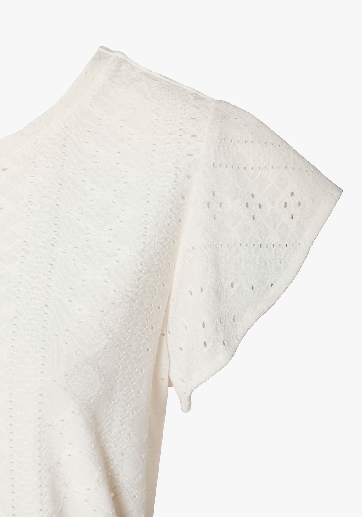 Vivance Kurzarmshirt - creme, schwarz