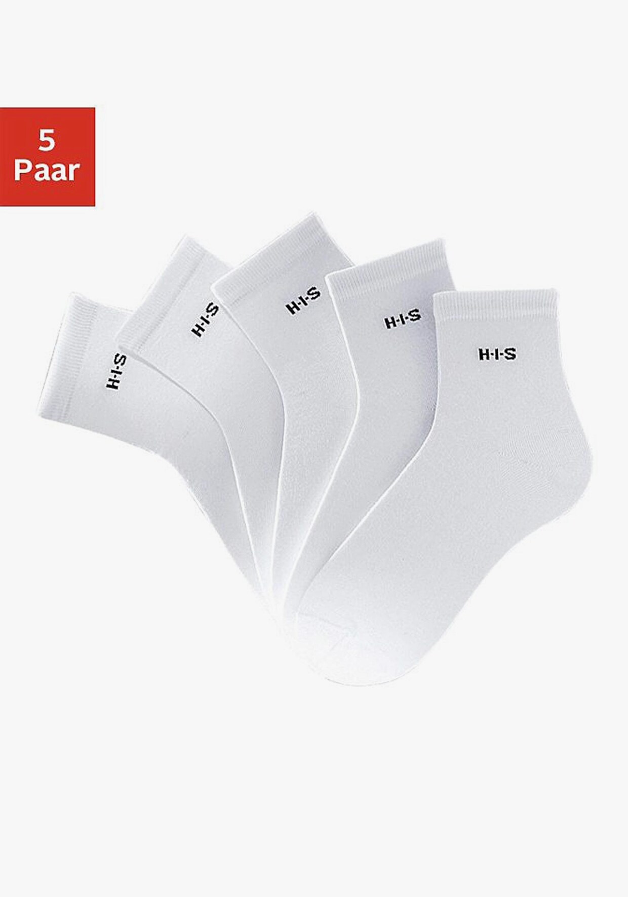 H.I.S Kurzsocken - weiß