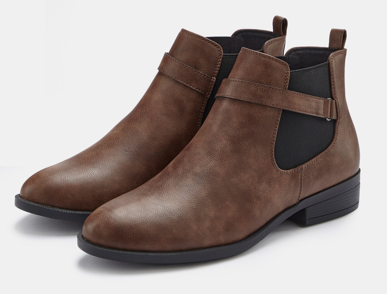 LASCANA Chelseaboots - braun