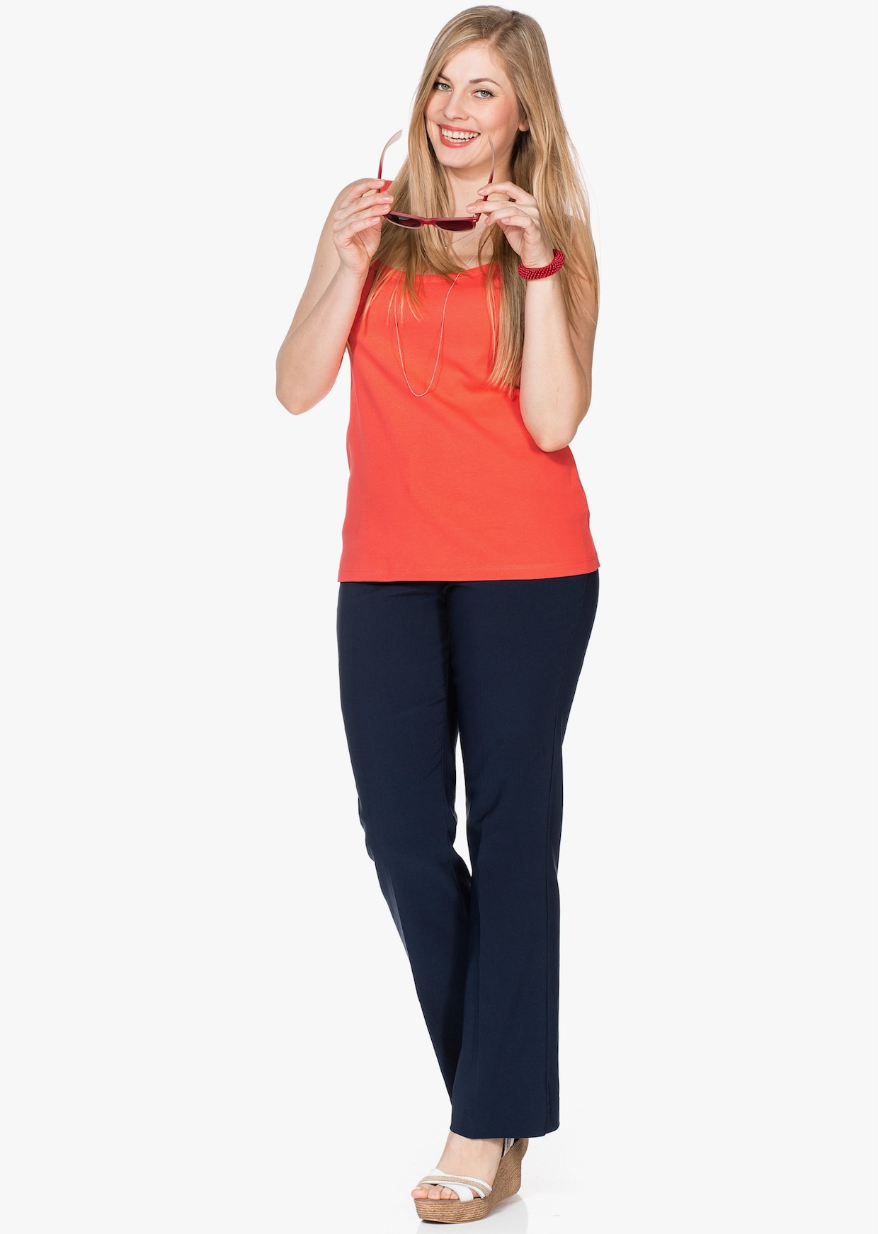 sheego Bengalinebroek - marine
