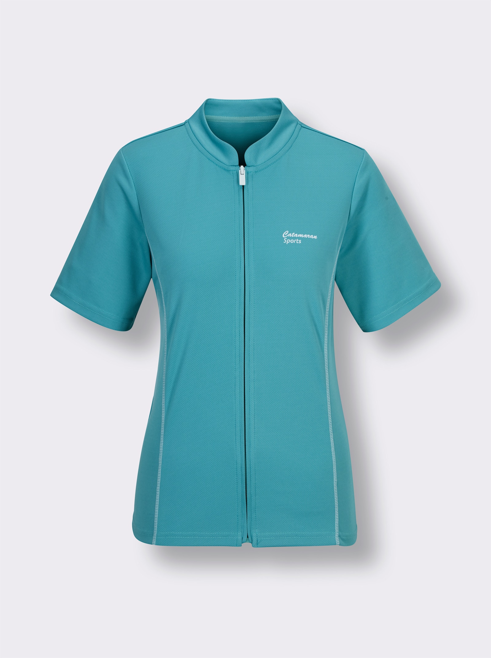 Catamaran Sports Funkční tričko s 3dílnou kapsou na zádech - oceánově modrá