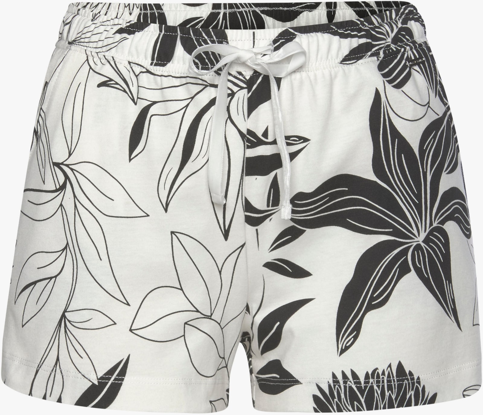 LASCANA Schlafshorts - ecru-allover-geblümt