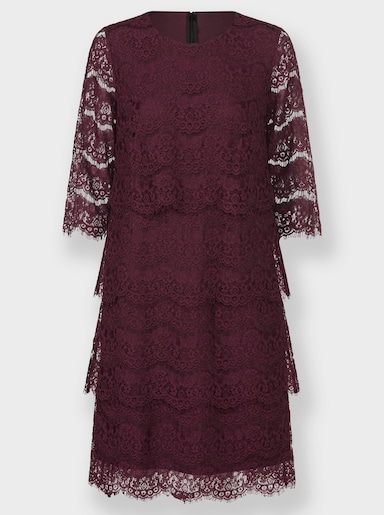 Spitzenkleid - burgund